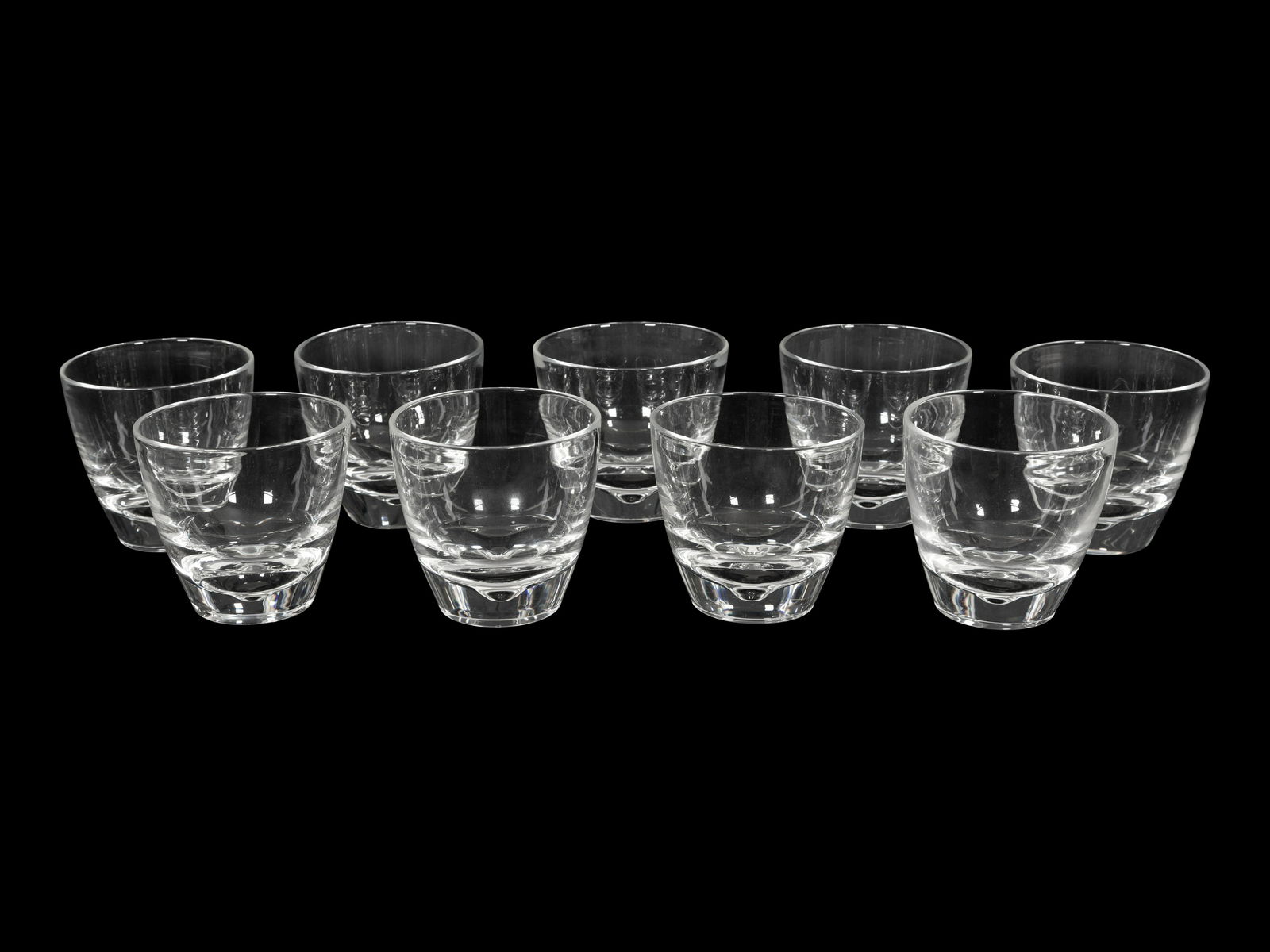 A Set of Nine Steuben Glasses (1 of 3)
