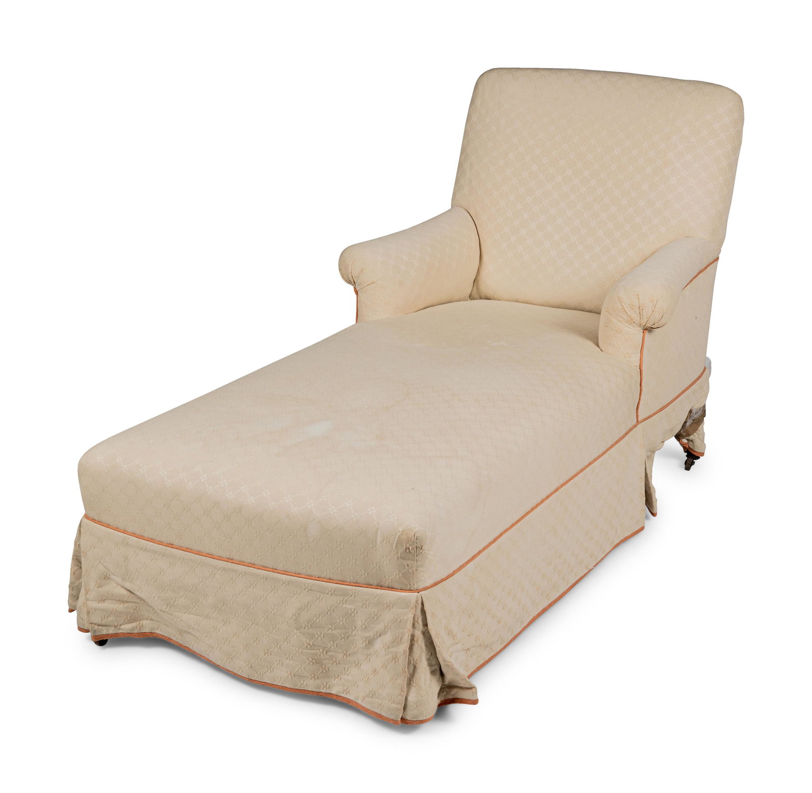 An Edwardian Upholstered Chaise Longue (1 of 4)