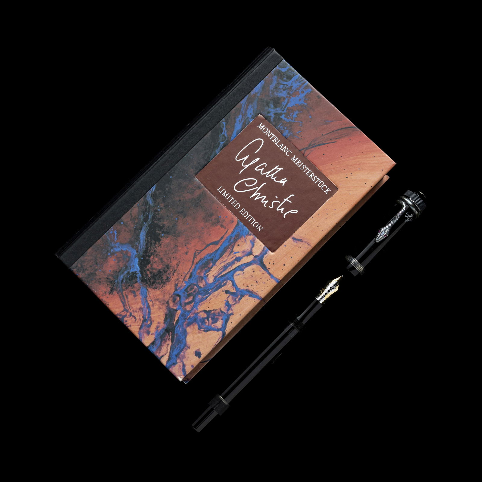 A Montblanc Agatha Christie Limited Edition Fountain Pen (1 of 2)