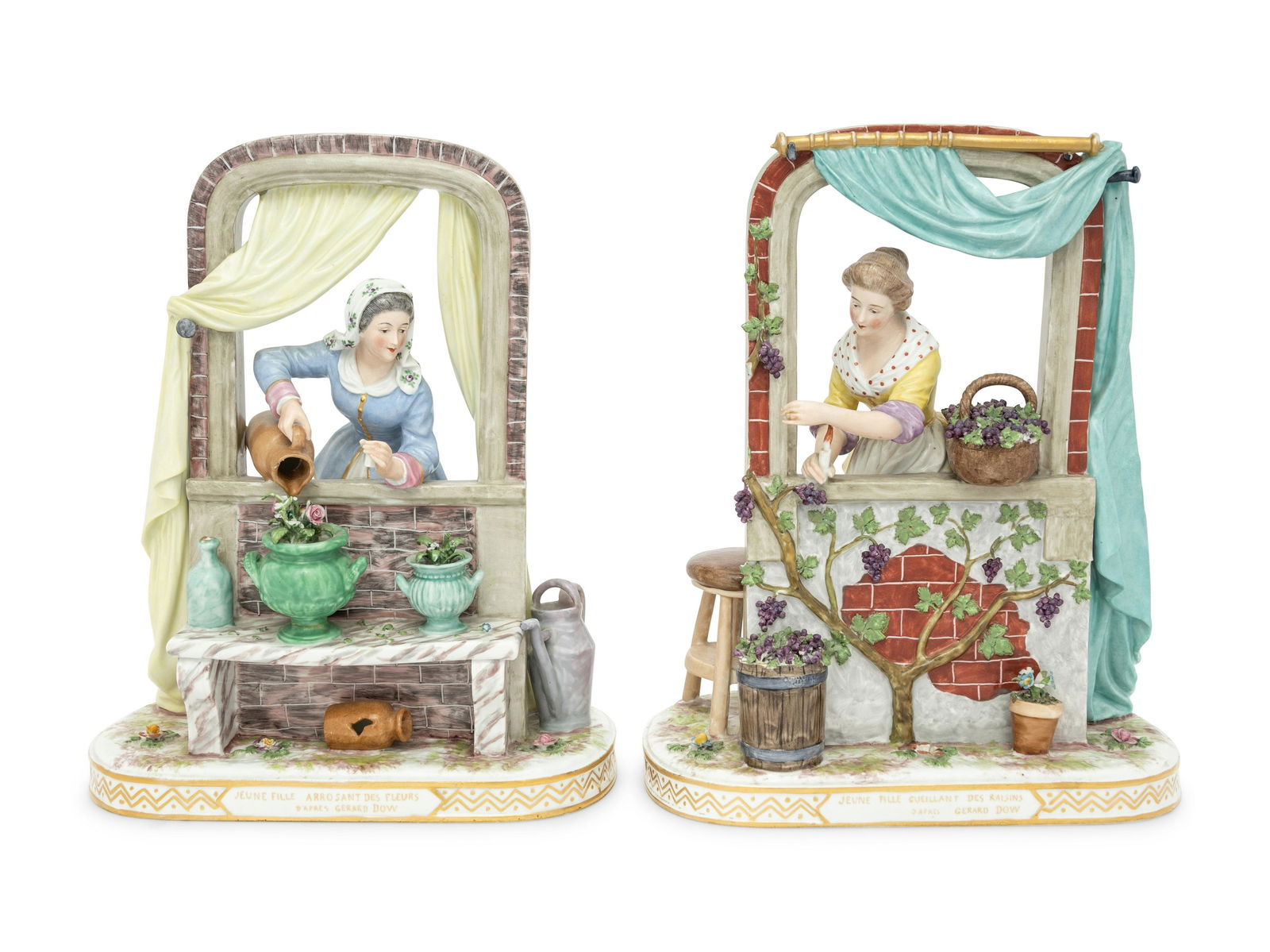 A Pair of French Porcelain Figural Groups (1 of 4)