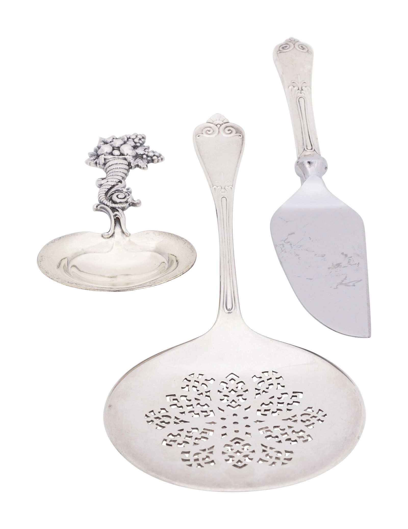 Three Tiffany and Co. Silver Flatware Articles (1 of 4)