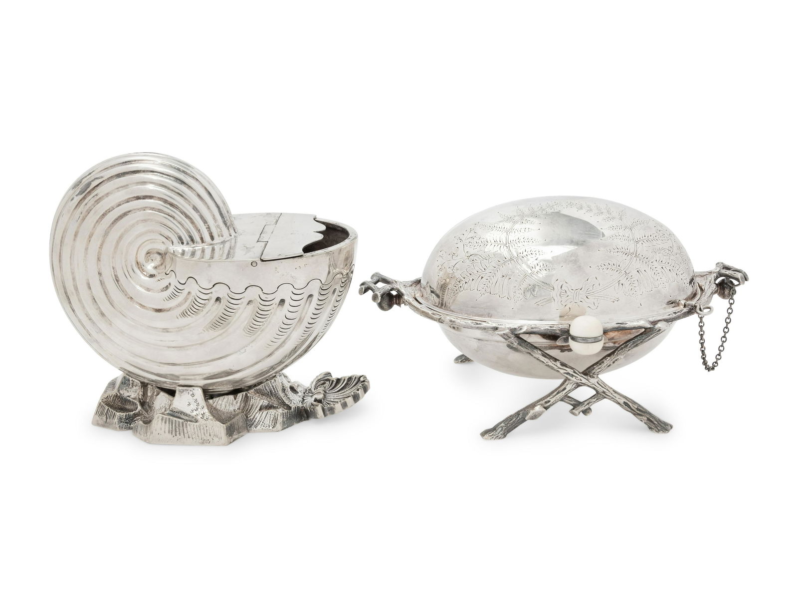 A Pair of English Silver-Plate Table Articles (1 of 4)