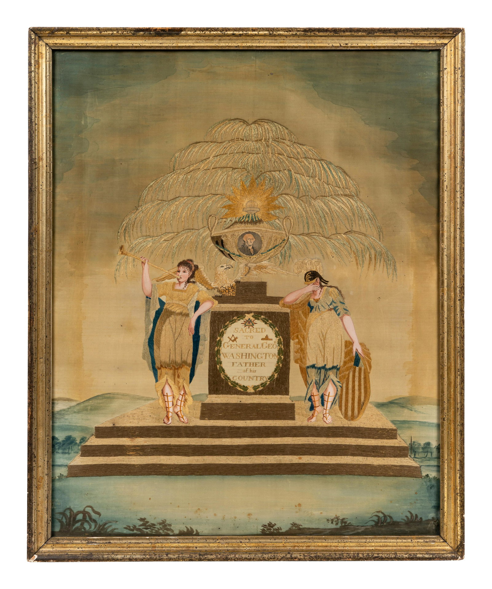 An American Embroidered Panel (1 of 4)