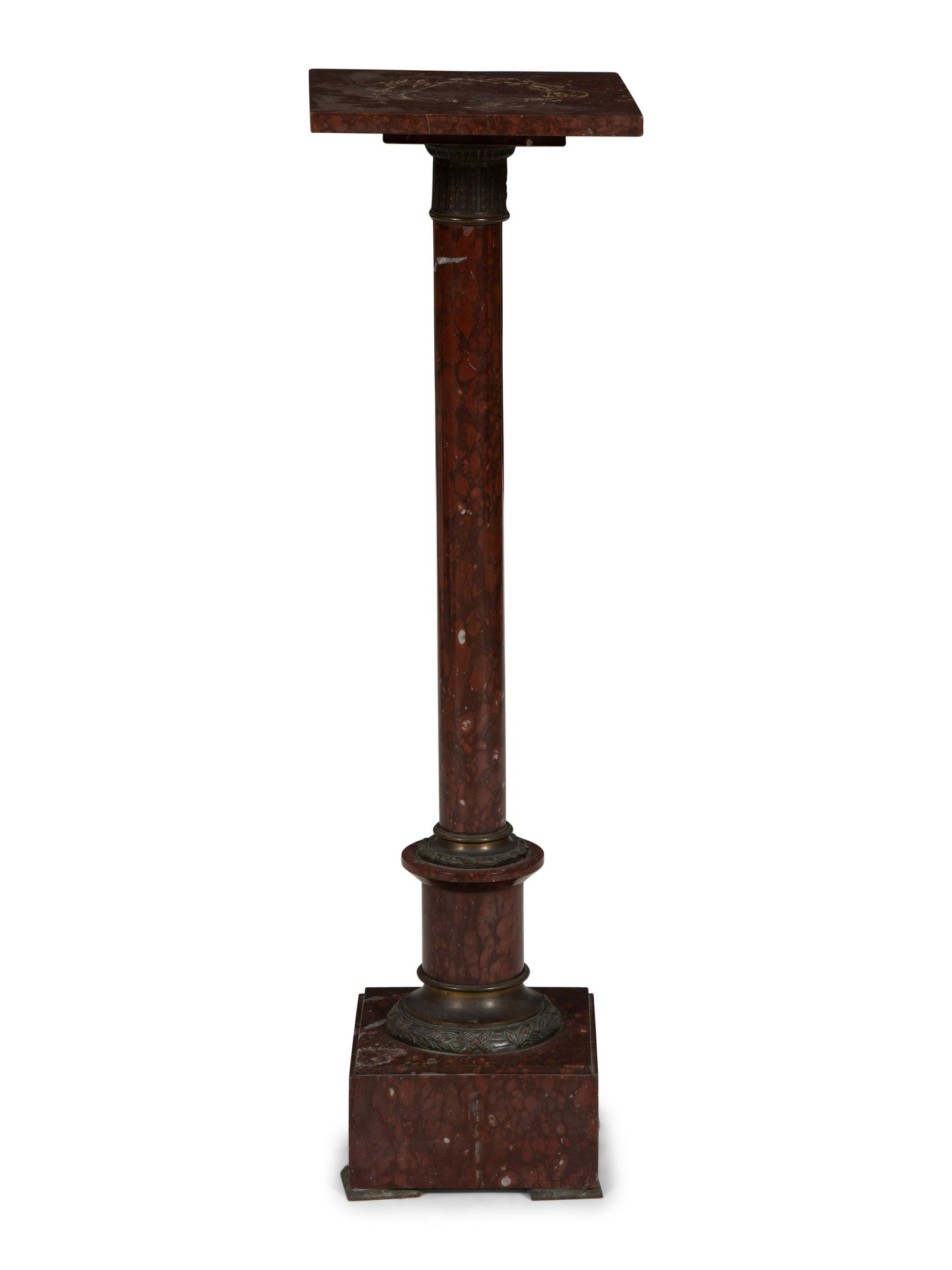 A Rouge Marble Pedestal (1 of 3)