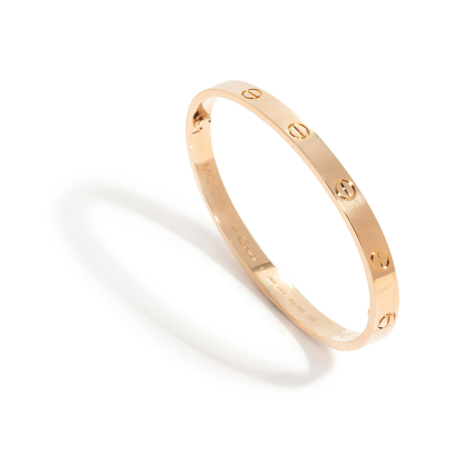 Cartier love bracelet weight size 17 clearance