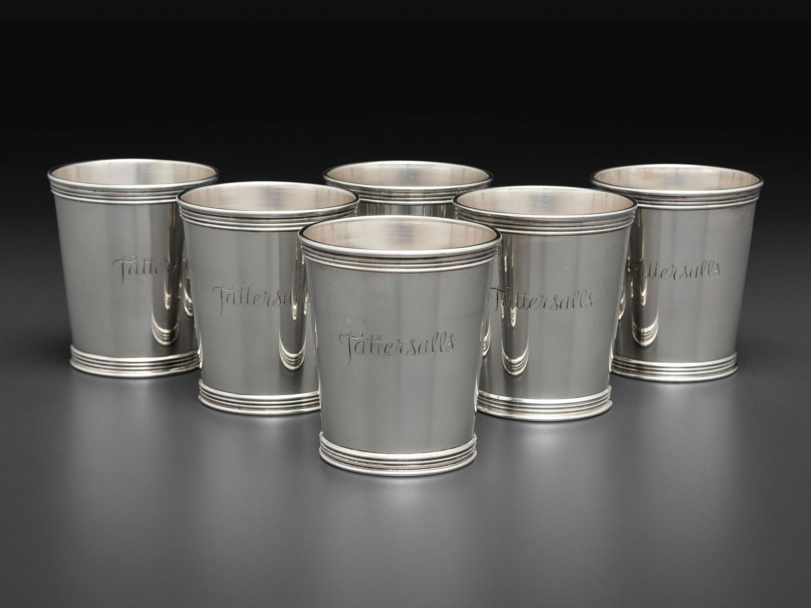 Six American Silver Julep Cups (1 of 3)