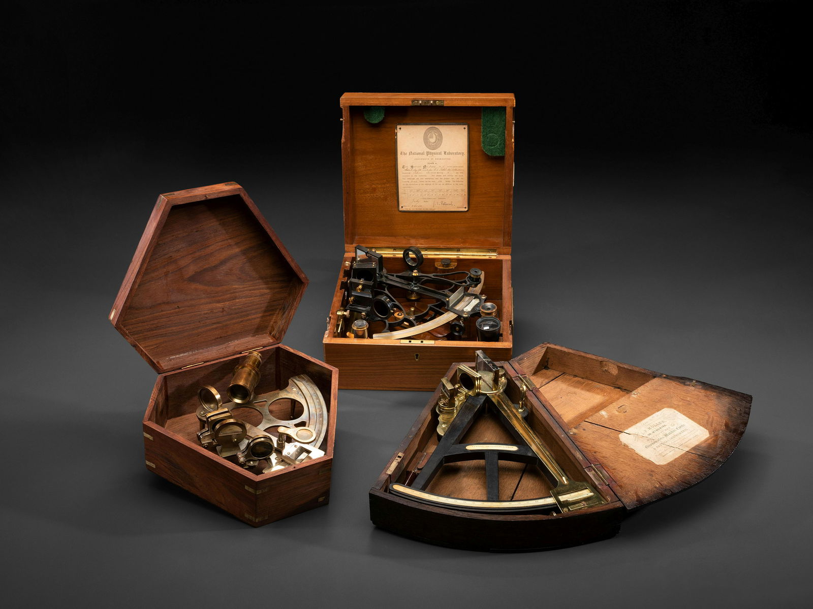 Three Cased English Navigational Instruments (1 of 5)