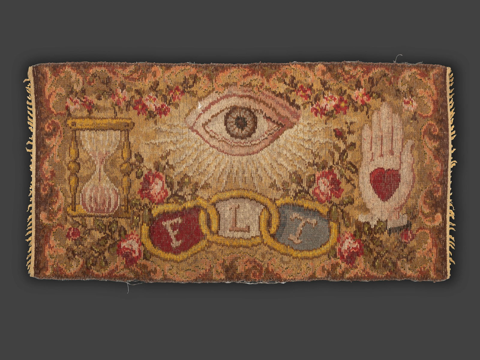 An Oddfellows Ingrain Woven Rug (1 of 2)