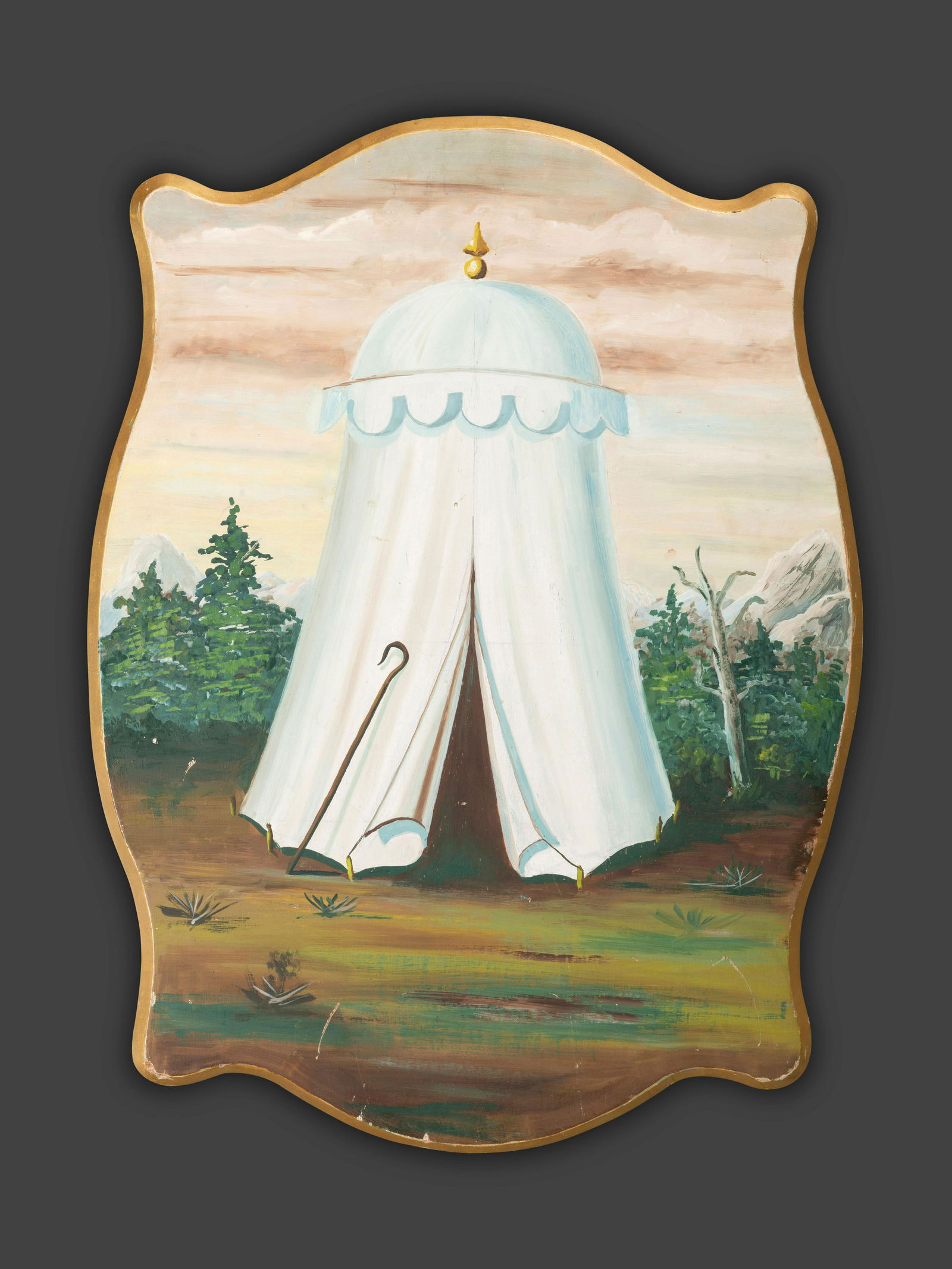 An Oddfellows Painted Lodge Sign (1 of 3)