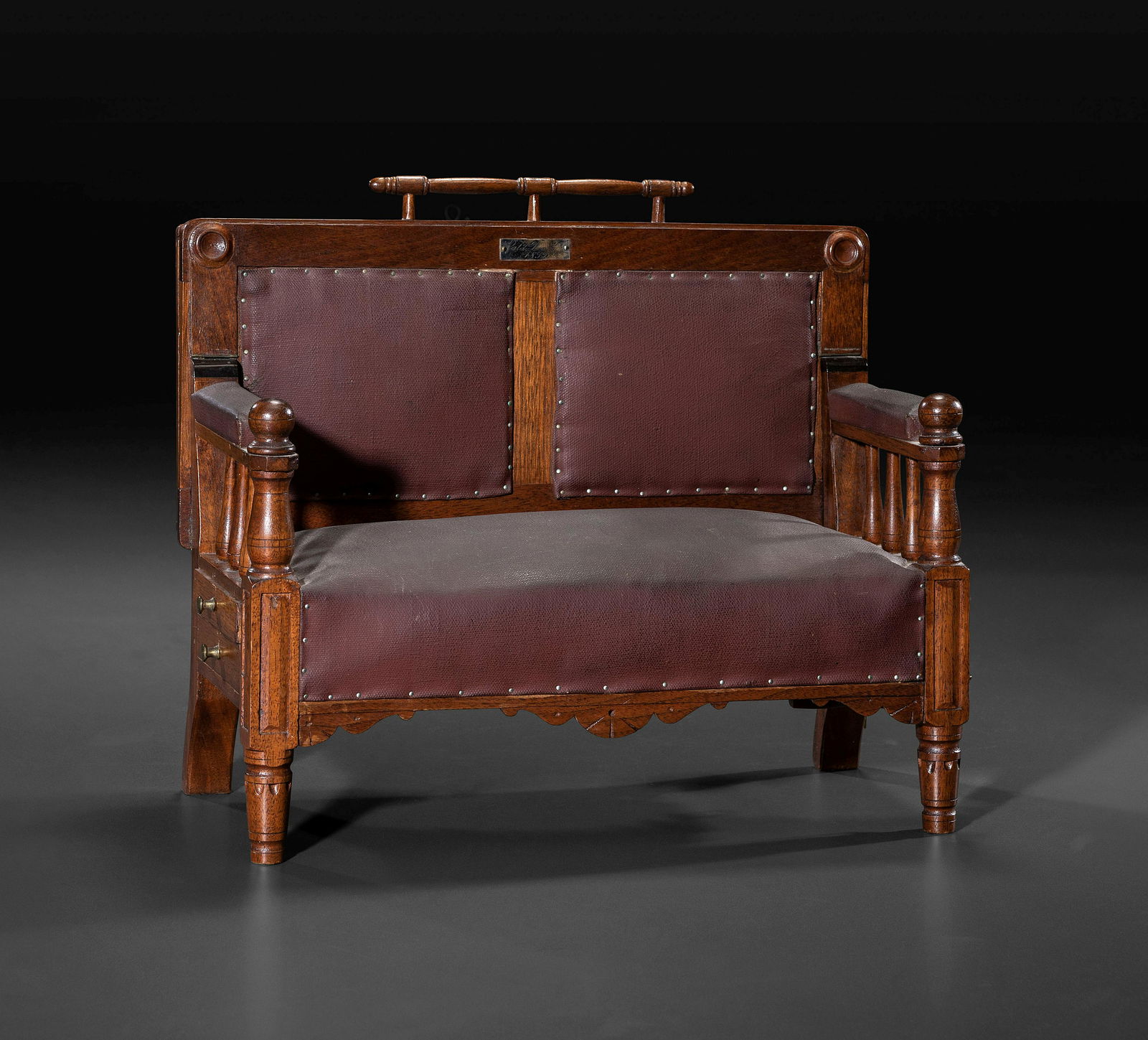 A Salesman's Sample or Patent Model of a Physician's Table (1 of 6)