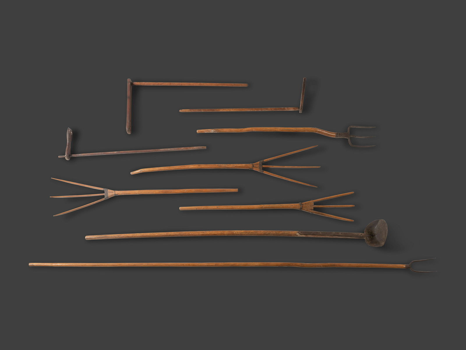 Nine Wood Farm Tools (1 of 2)