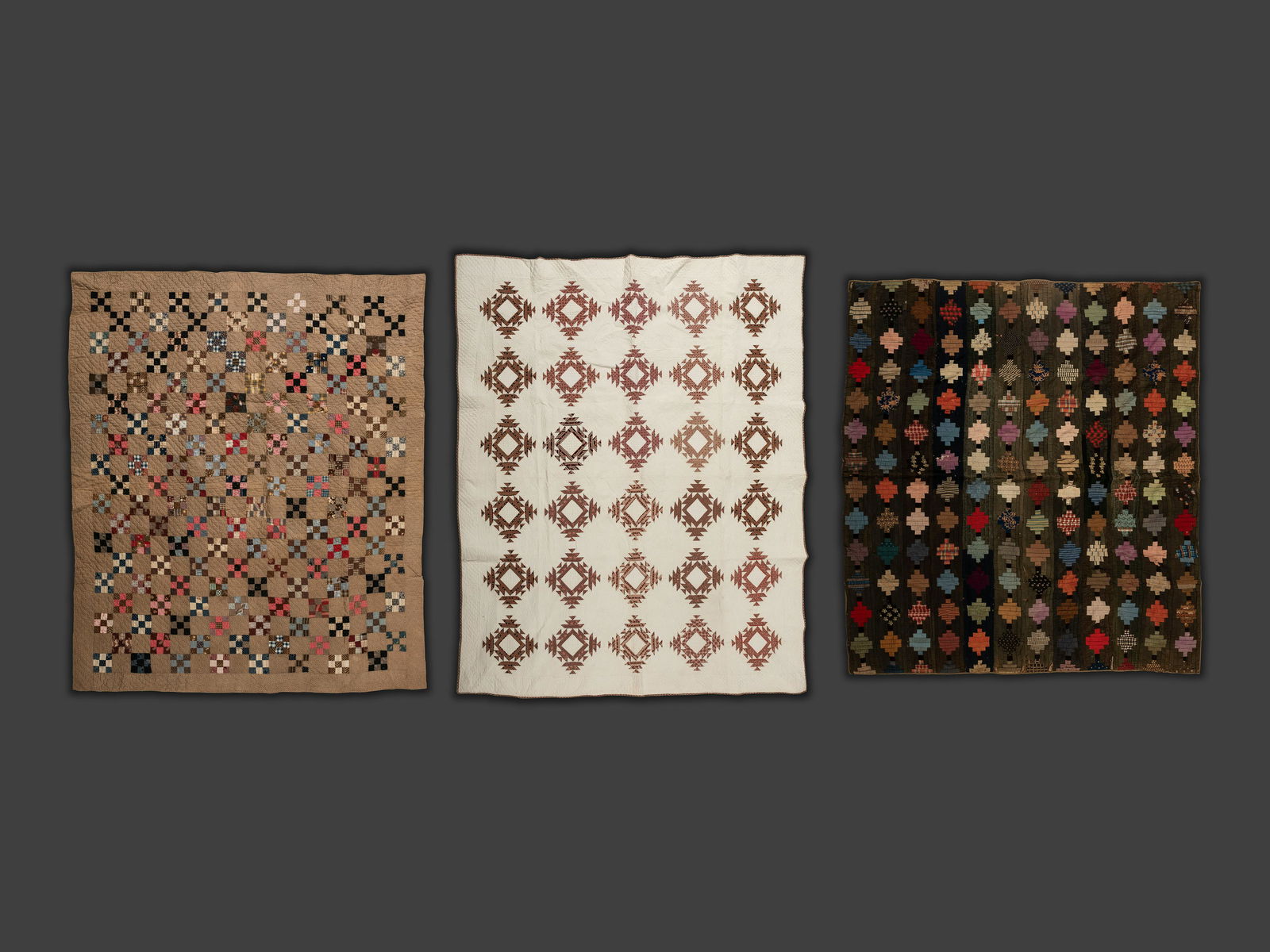 Three Patchwork Quilts (1 of 5)