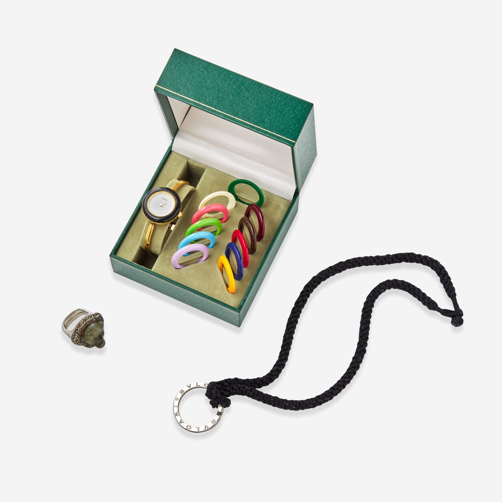 A Collection of Designer Accessories Gucci, Vivienne Westwood, Bvlgari (1 of 11)