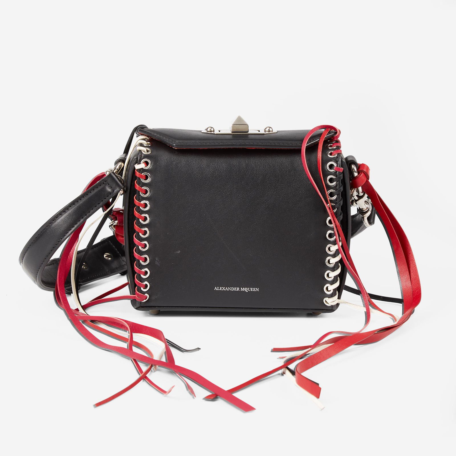 Alexander McQueen Calfskin Whipstitch Box Shoulder Bag Alexander McQueen (1 of 5)