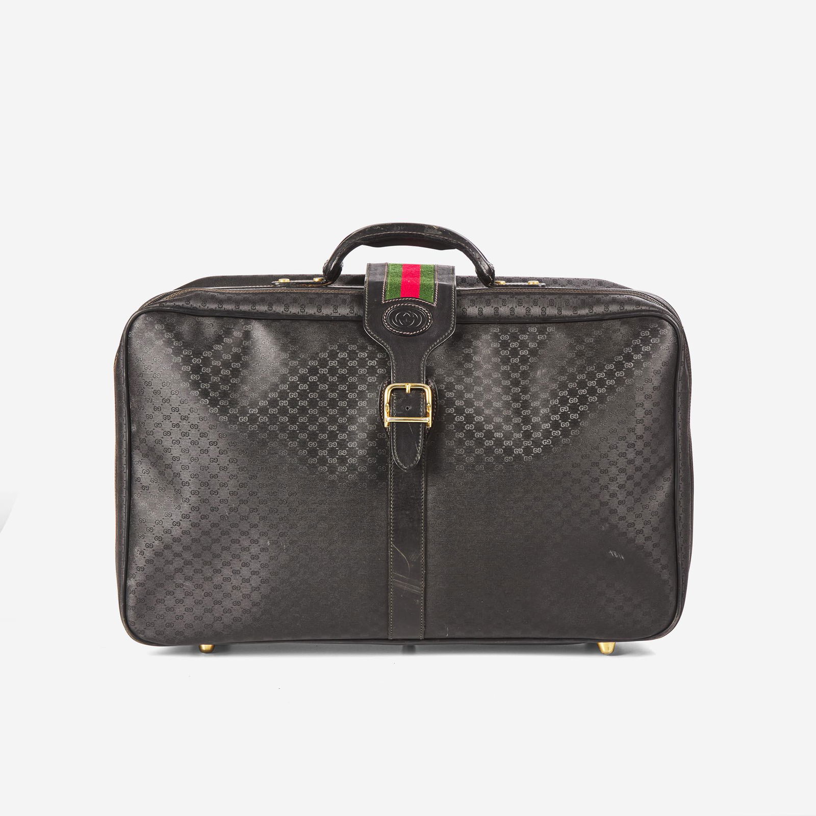 A Vintage Gucci Web Suitcase Gucci (1 of 5)