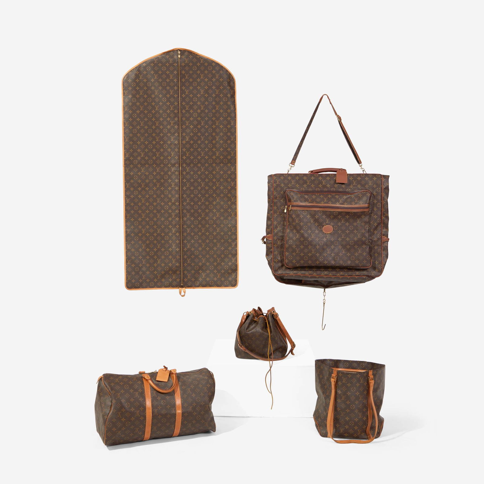 A Group of Louis Vuitton Bags and Leather Accessories Louis Vuitton (1 of 3)