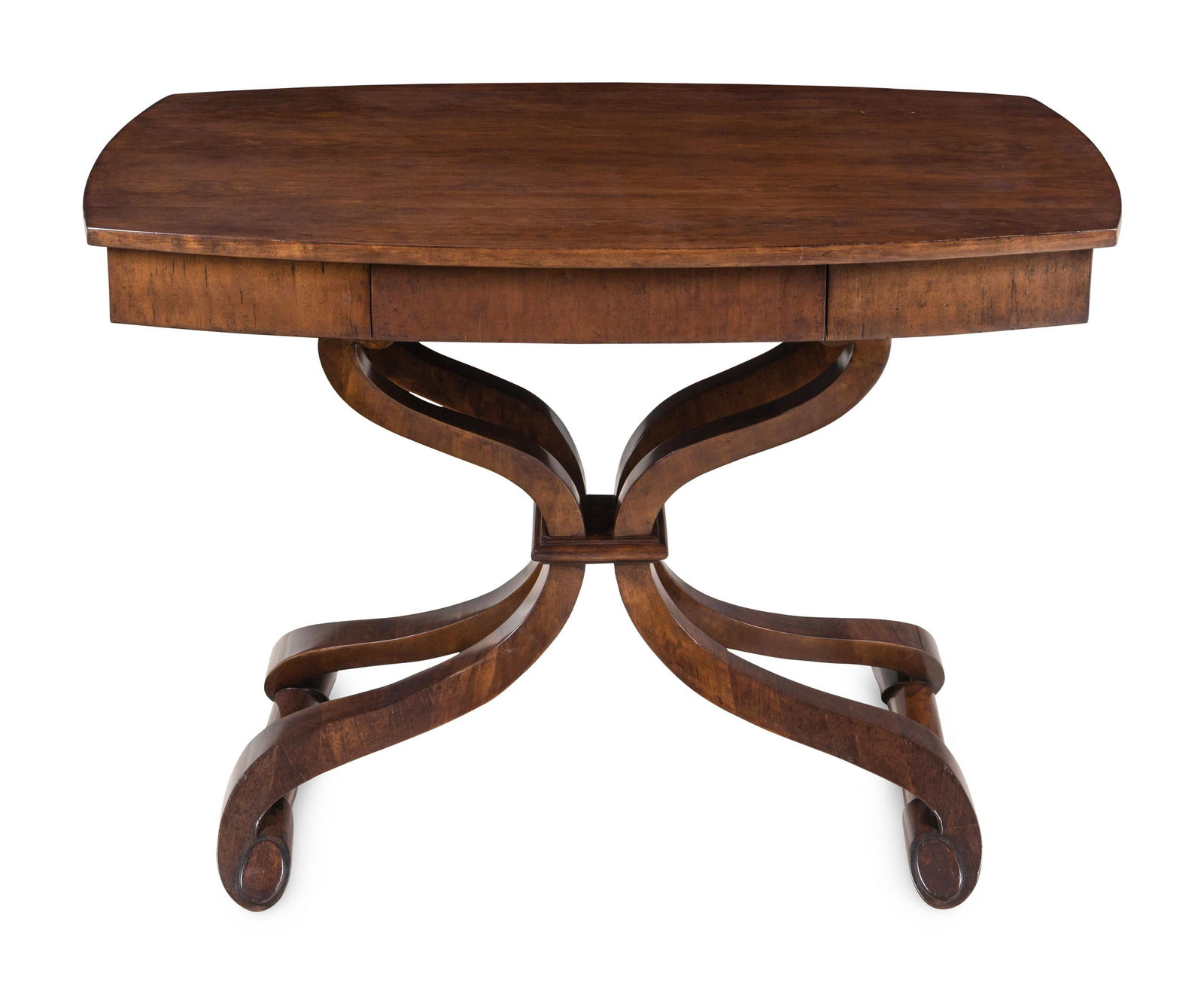 A Contemporary Walnut Center Table (1 of 4)