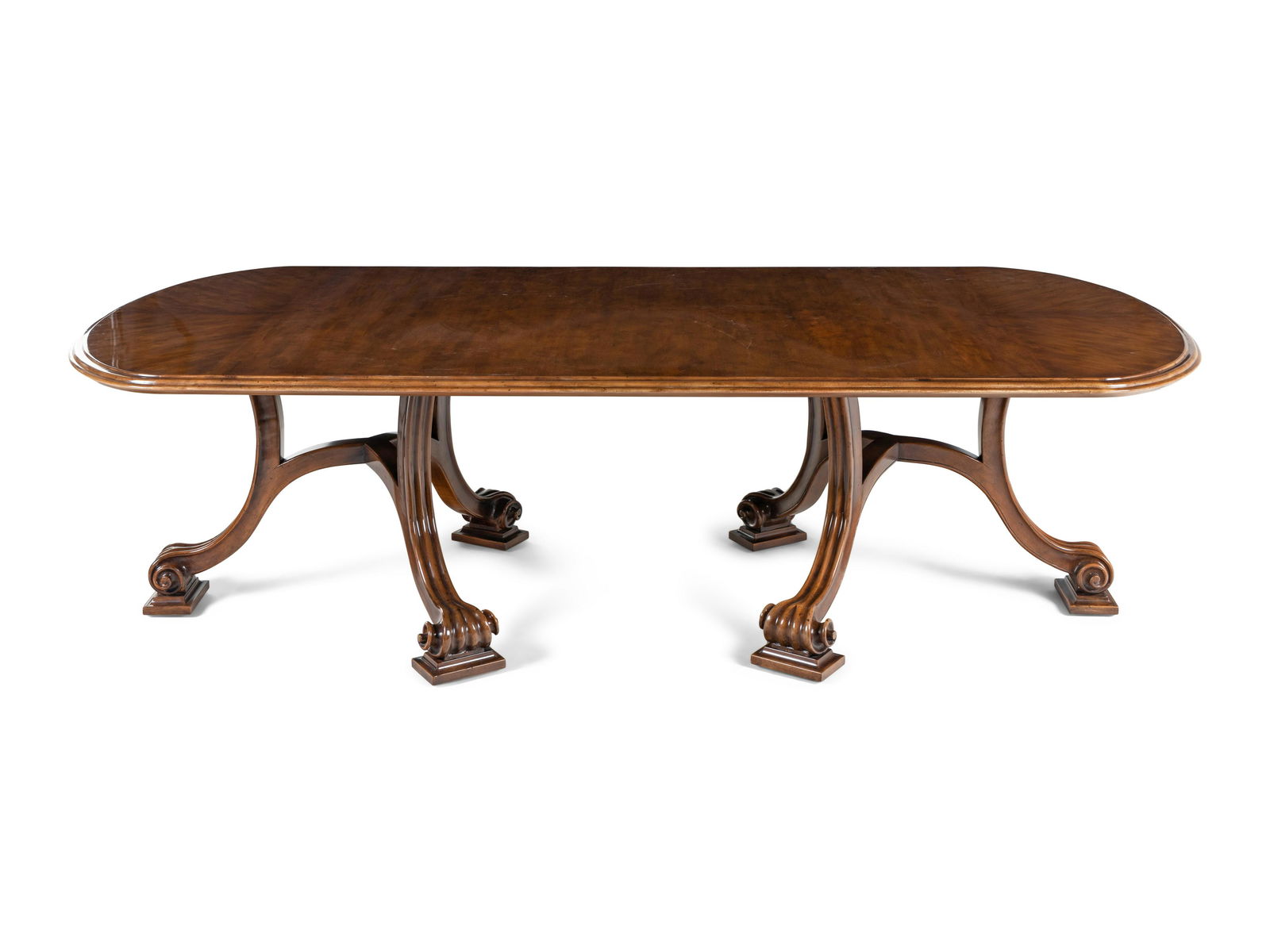 A Therien Studios Walnut Volute Dining Table (1 of 4)