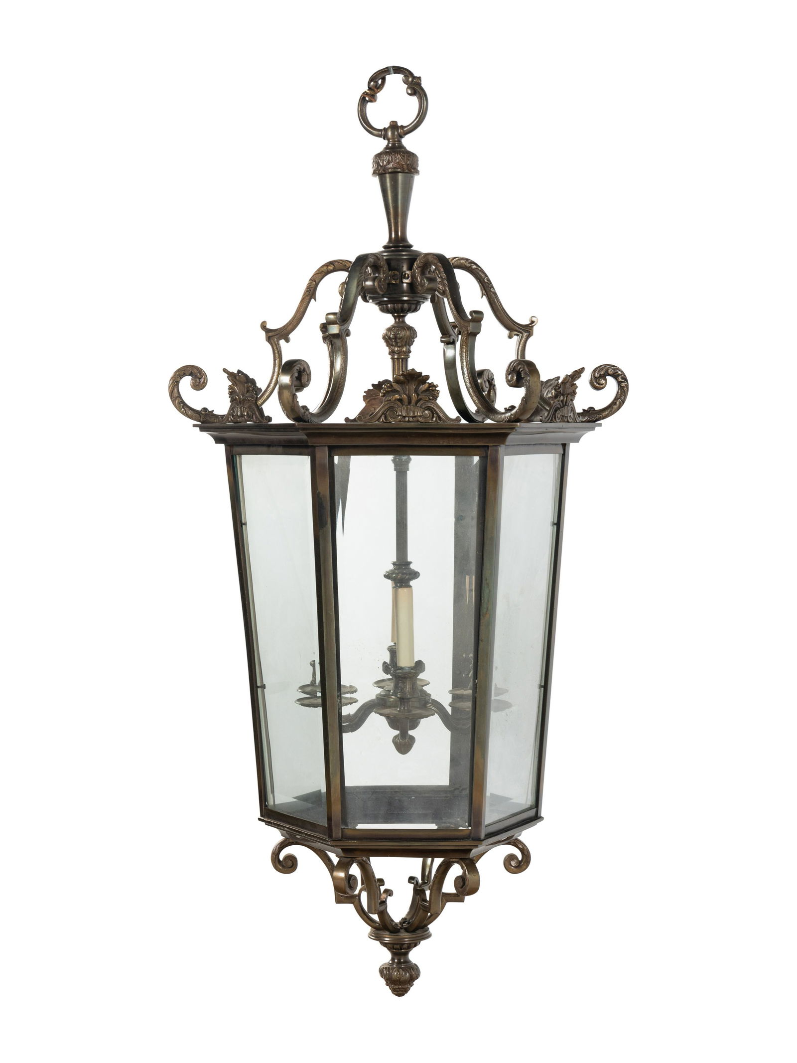 A Brass Hall Lantern (1 of 3)