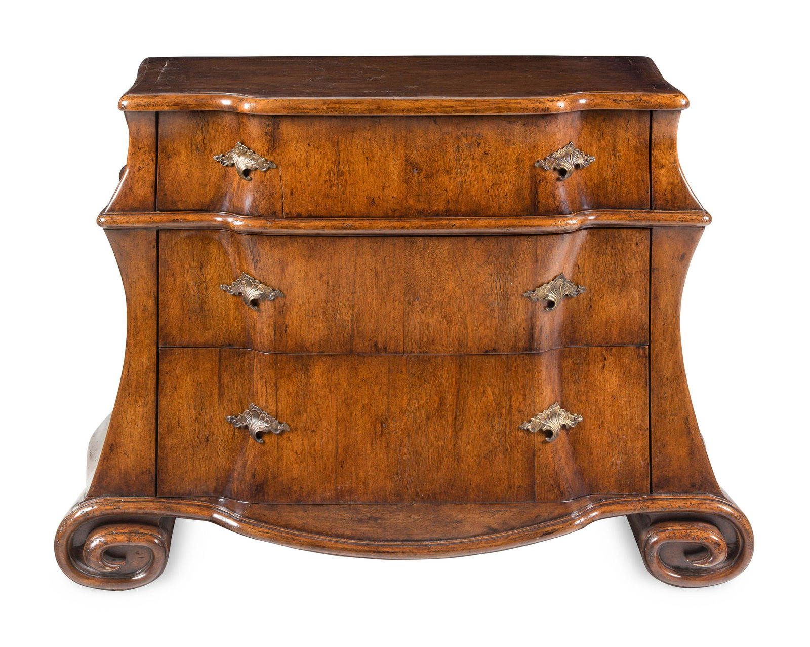 A Therien Studios Burl Walnut Chest of Drawers (1 of 5)