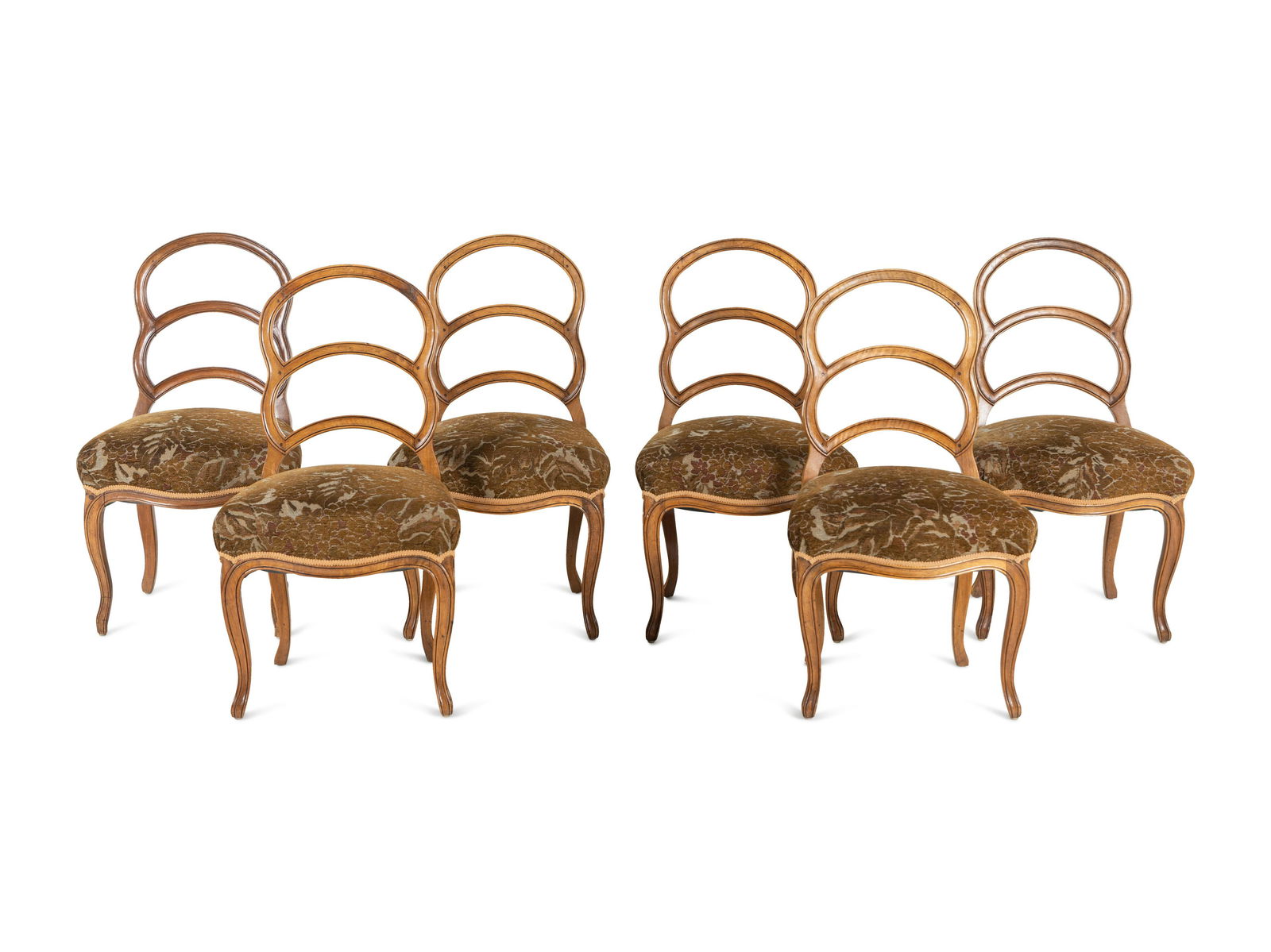 A Set of Six French Provincial Style Side Chairs (1 of 4)