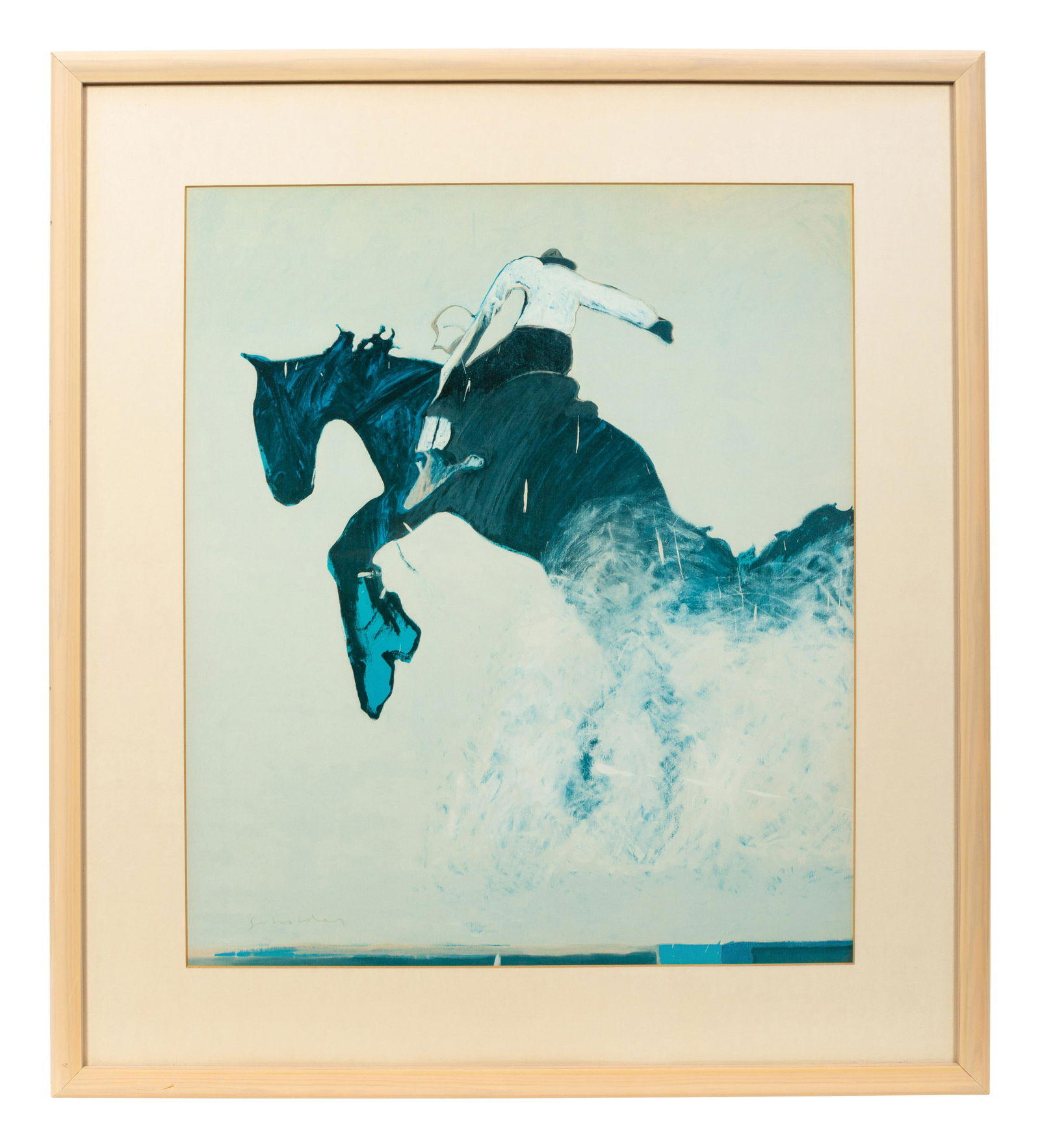Fritz Scholder (Luiseño, 1937-2005)  Rodeo Cowboy #1 (1 of 5)