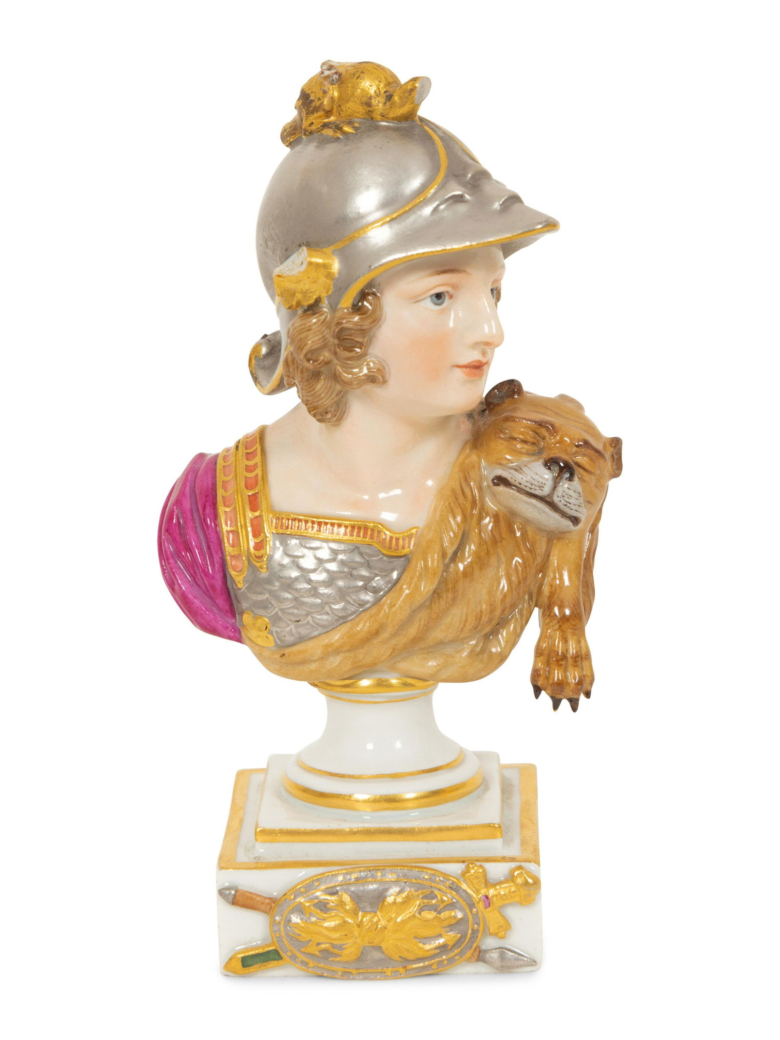 A Meissen Porcelain Bust of Apollo (1 of 7)