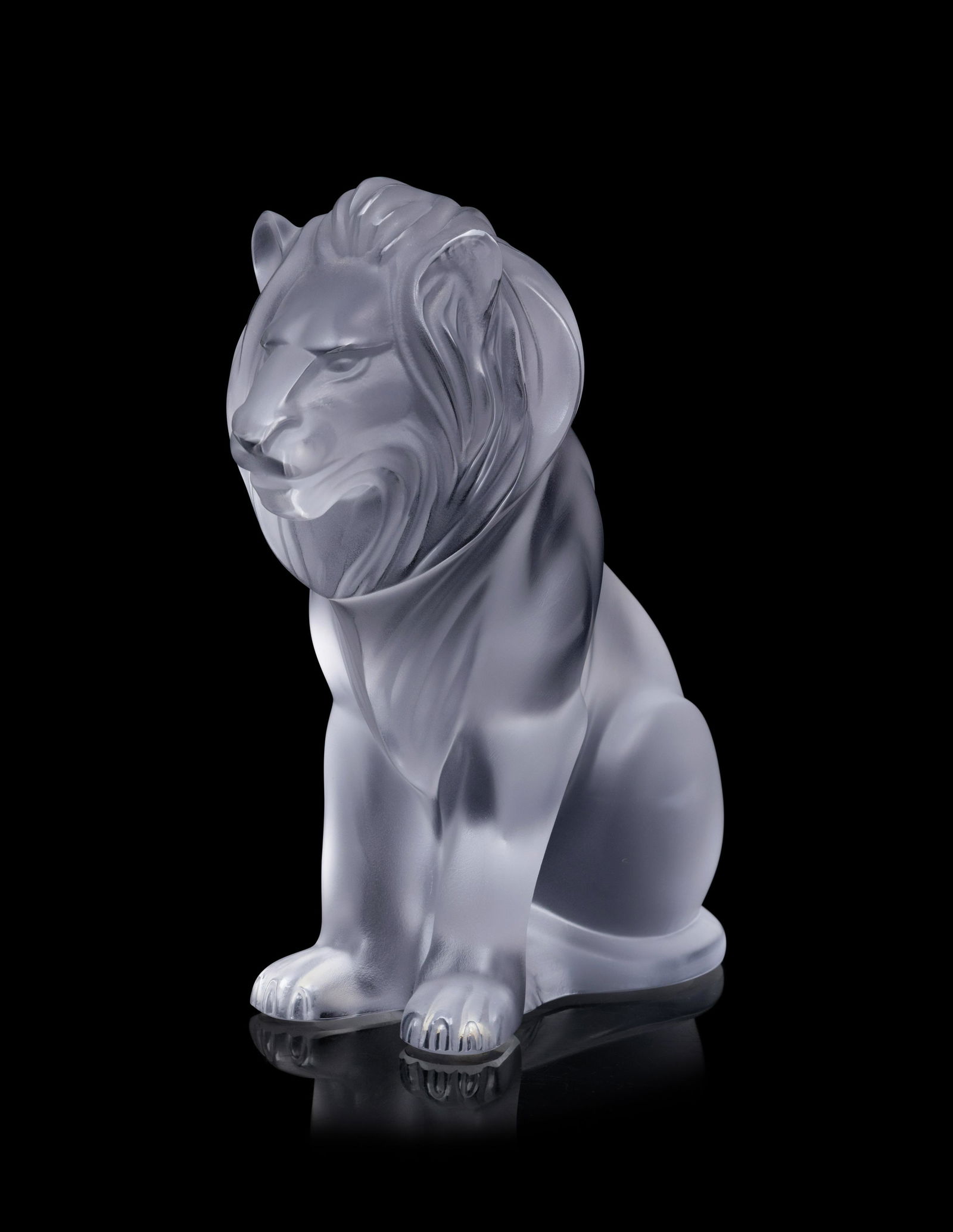 A Lalique Lion Figure (1 of 6)