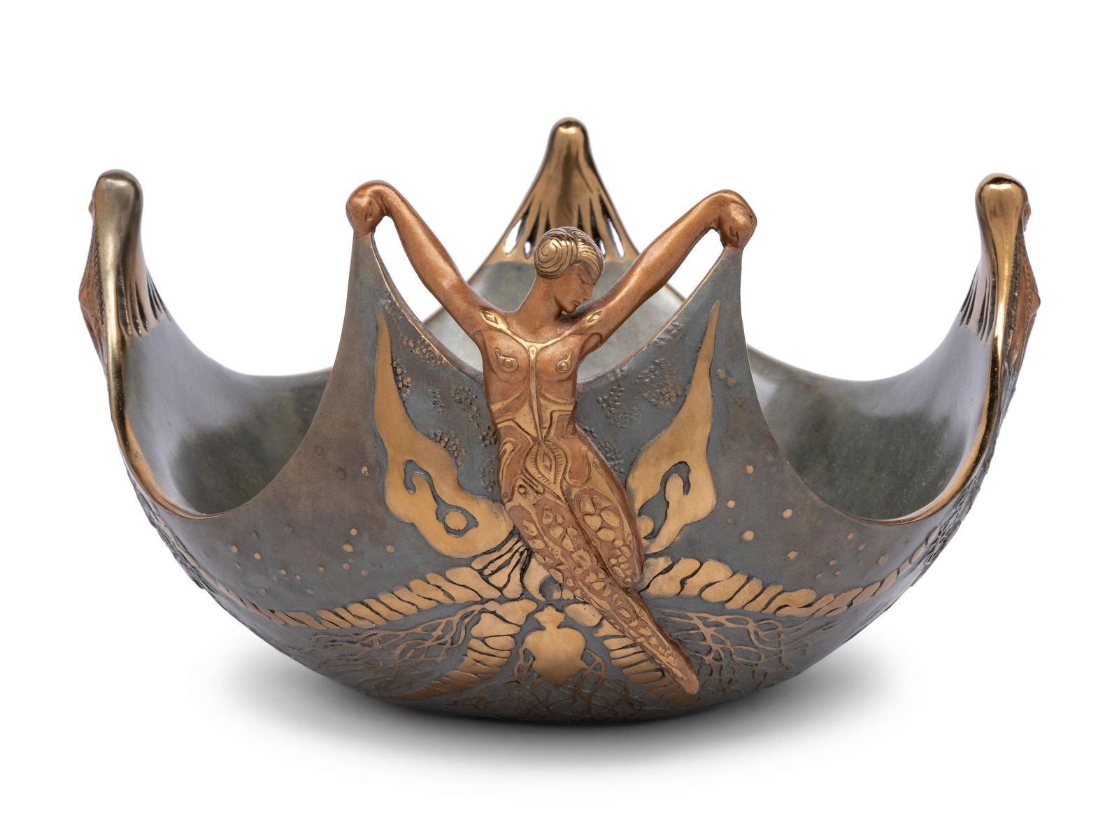 Erté (Romain De Tirtoff)  (Russian/French, 1892-1990)  Ocean  bowl (1 of 6)