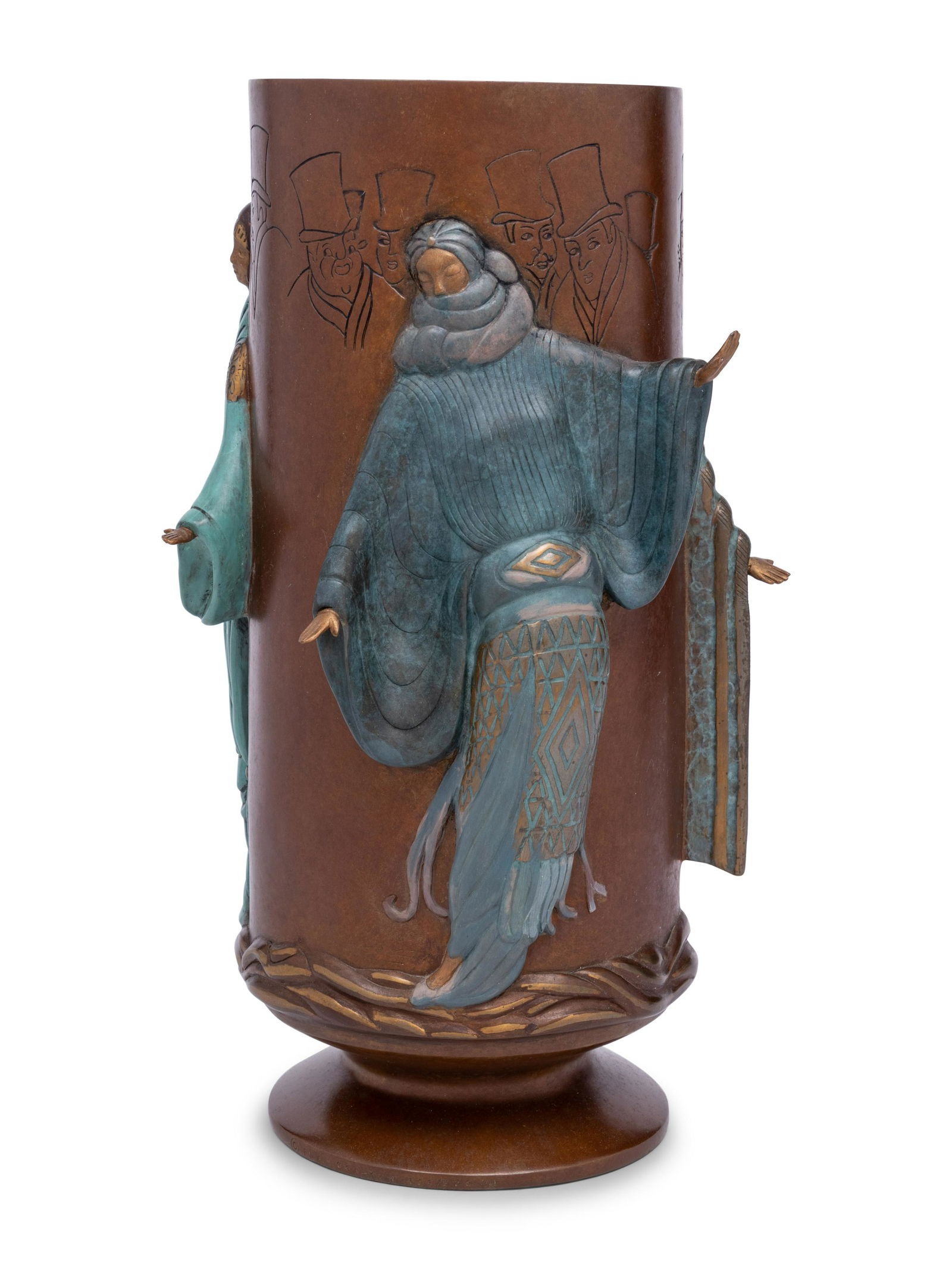 Erté (Romain De Tirtoff)  (Russian/French, 1892-1990)  Fantasy  vase (1 of 6)