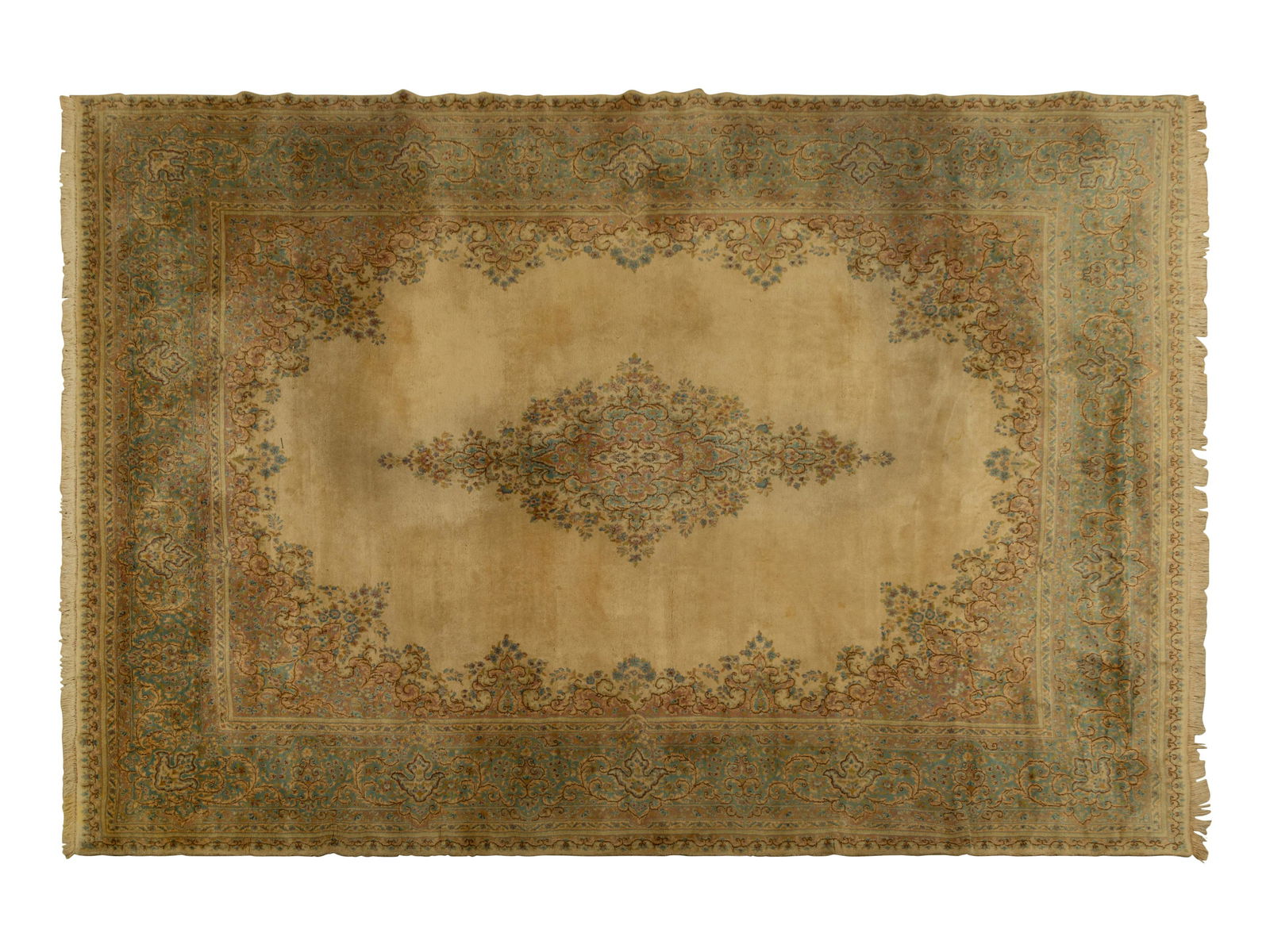 A Kirman Wool Rug (1 of 4)