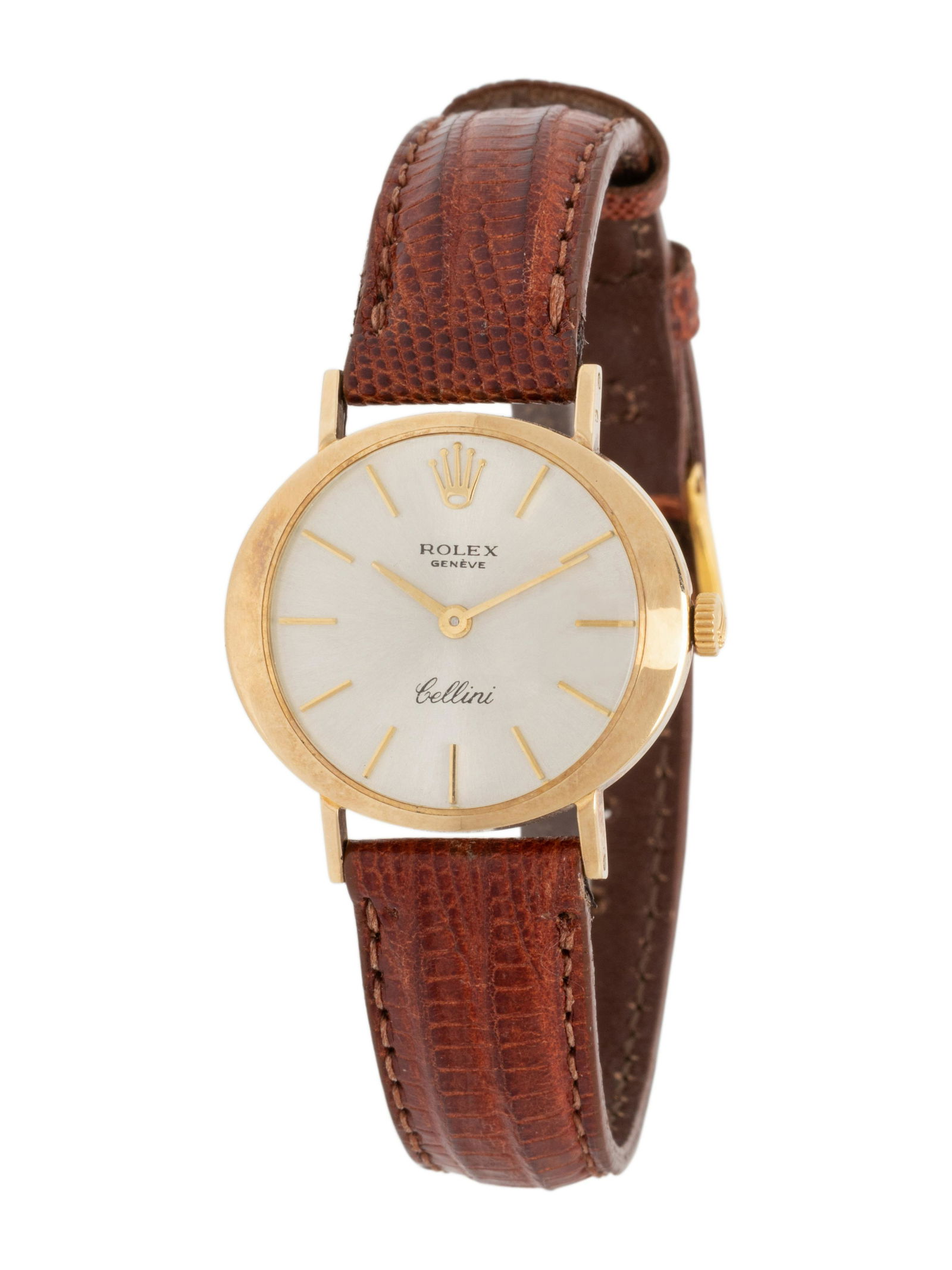 ROLEX, REF. 3653 14K YELLOW GOLD 'CELLINI' WATCH: ROLEX, REF. 3653 14K YELLOW GOLD 'CELLINI' WATCHMaker: RolexModel: CelliniReference number: 3653Case size: Approx. 23 x 25 mmCase material: 14K yellow goldDial: GreyMovement: Manual windBracelet/strap