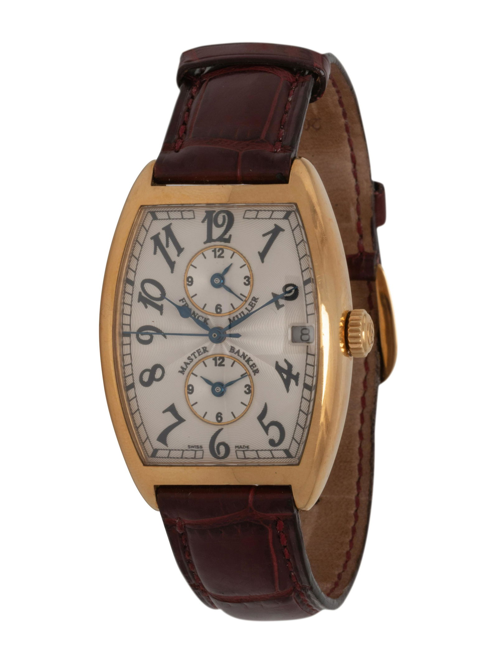 FRANCK MULLER, REF. 2852 18K YELLOW GOLD TRIPLE TIME ZONE 'MASTER BANKER' WATCH (1 of 4)