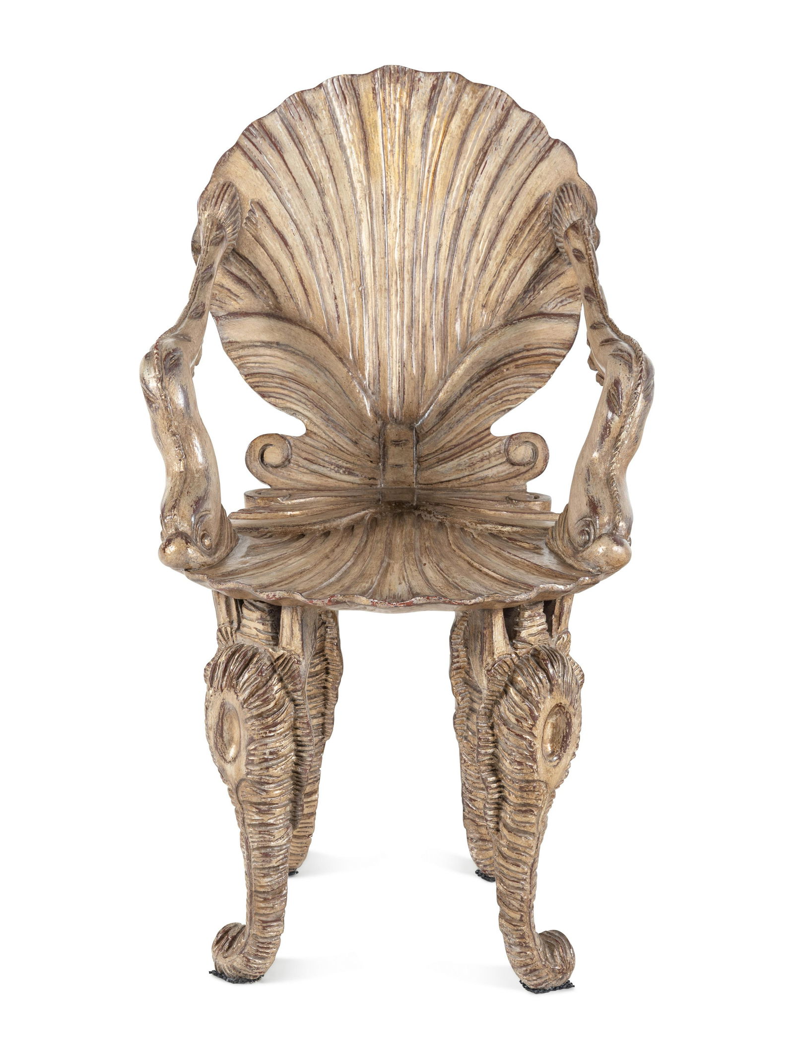 An Italian Silvered Grotto Style Armchair (1 of 11)