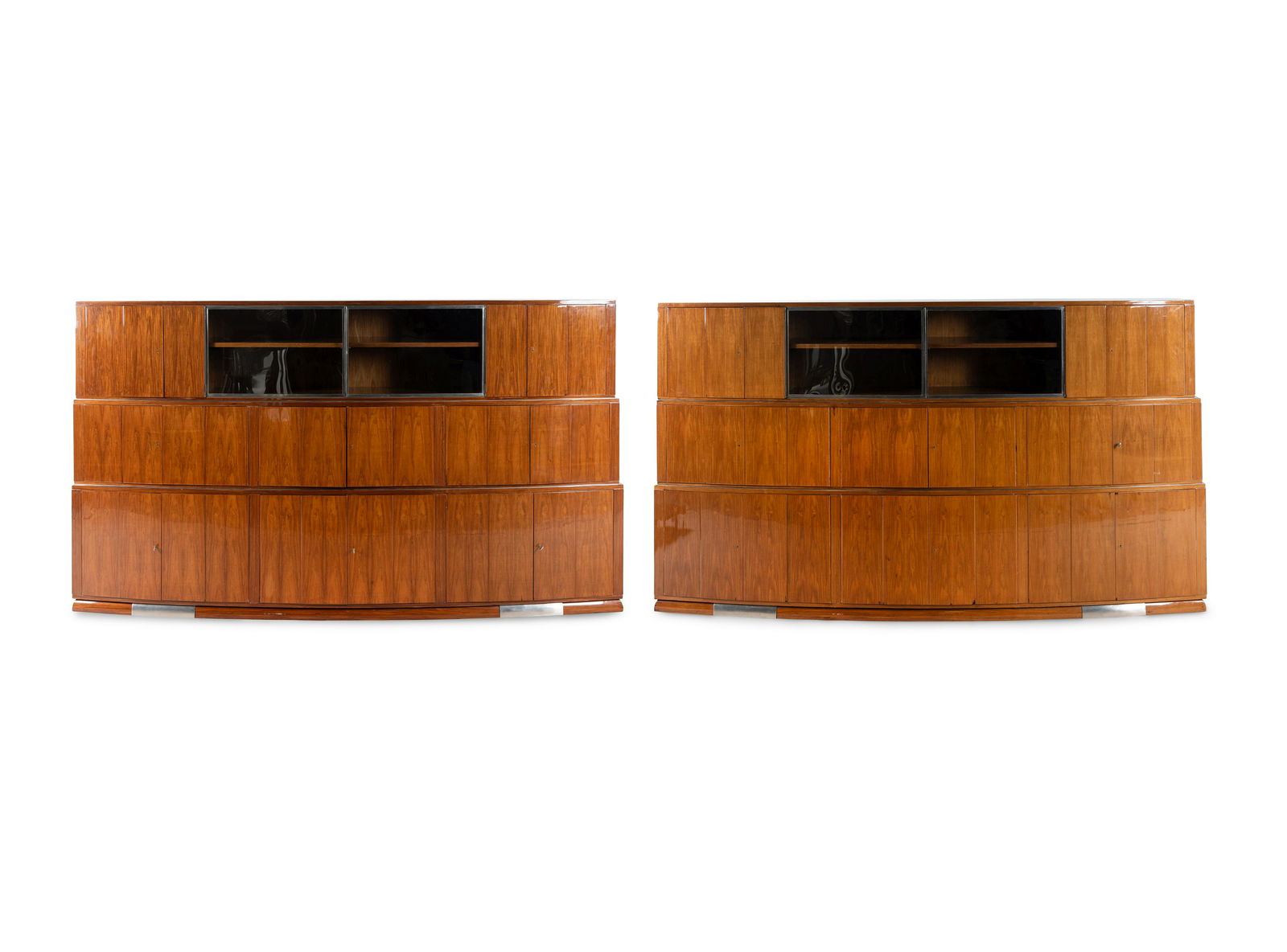 A Pair of Art Deco Mahogany Cabinets (1 of 11)