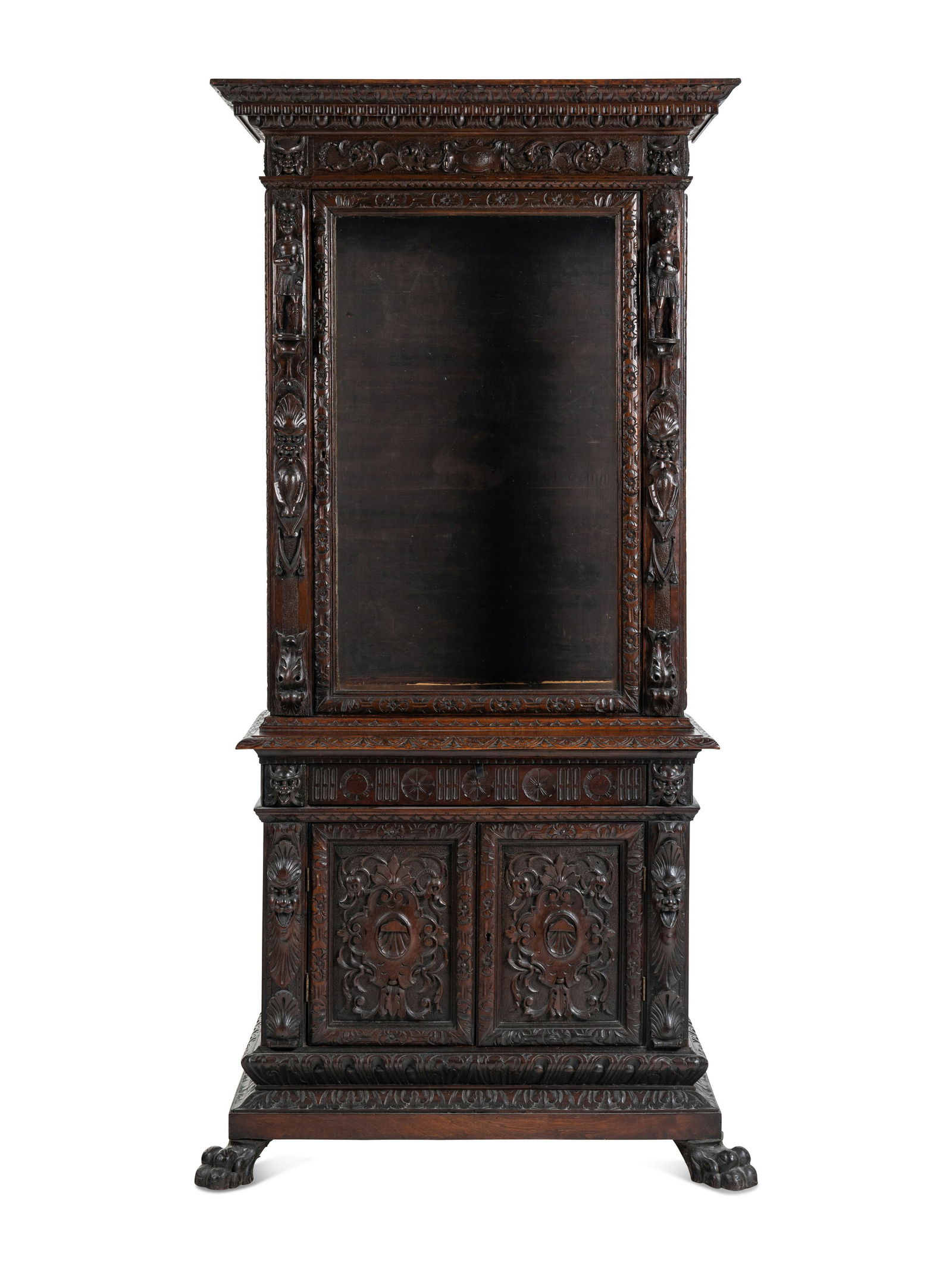 An Austrian Carved Walnut Cabinet (1 of 7)