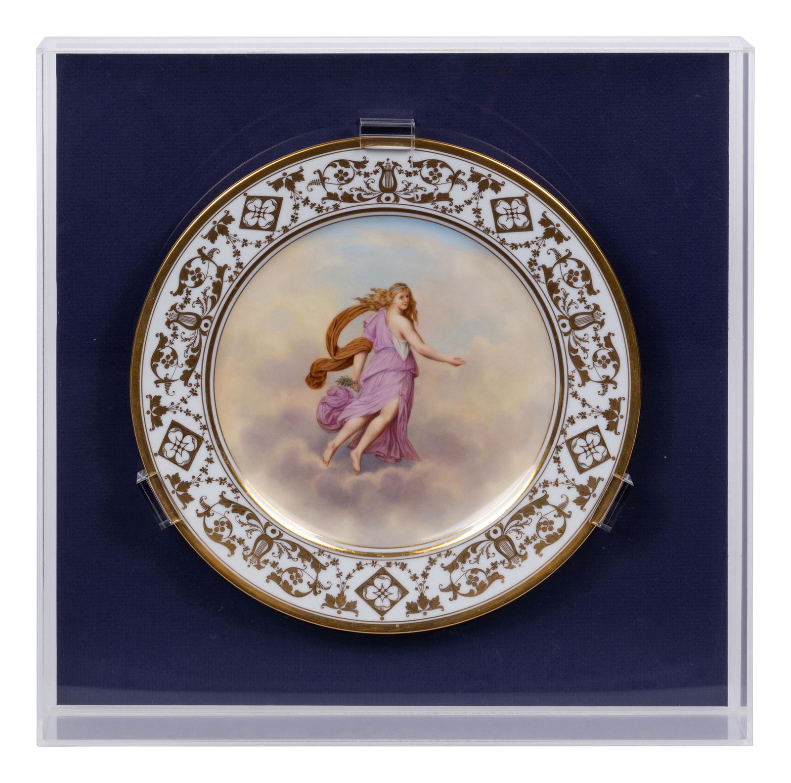 A Set of Twelve Dresden Porcelain Cabinet Plates (1 of 9)