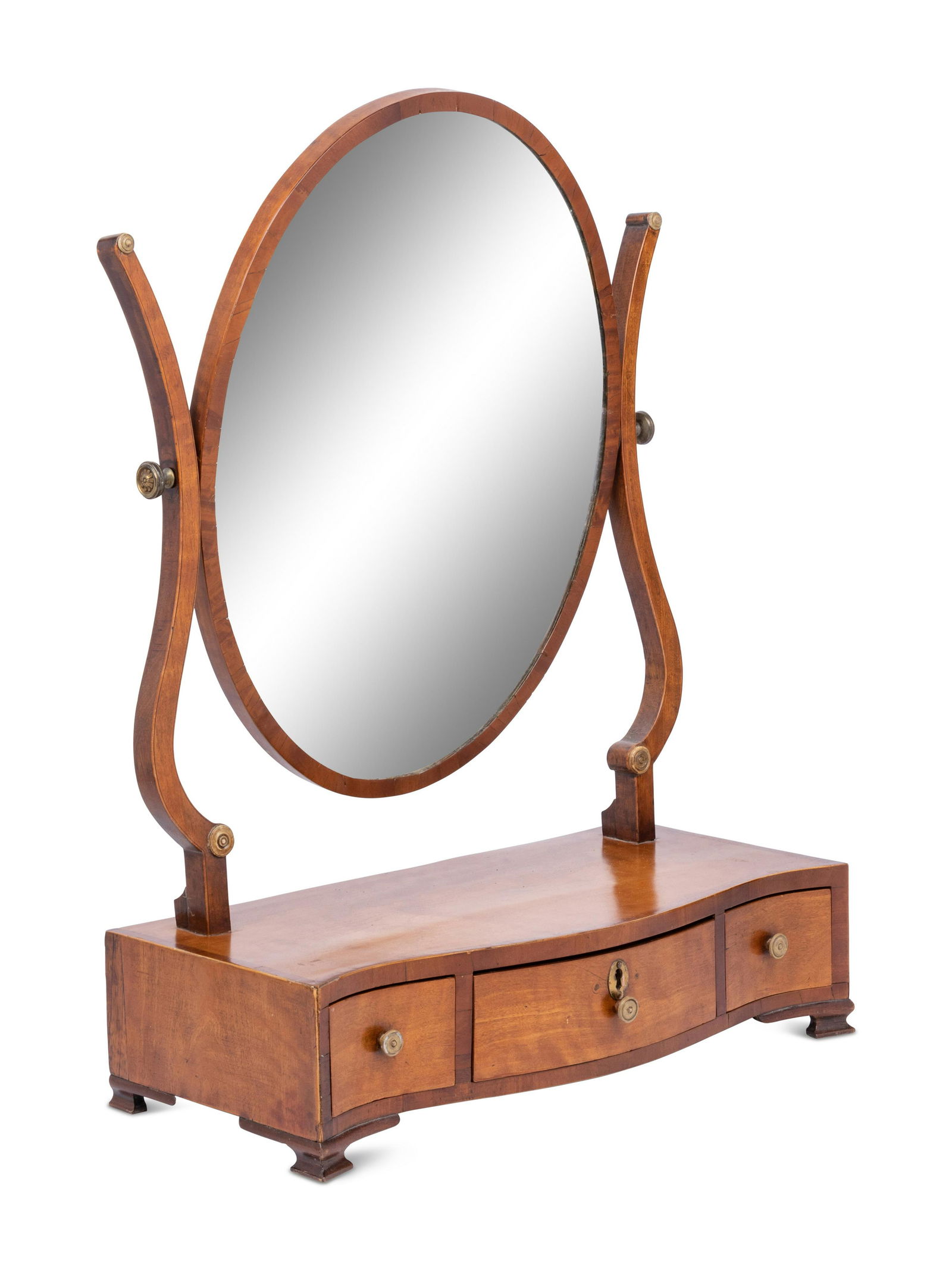 A George III Mahogany Dressing Mirror (1 of 3)