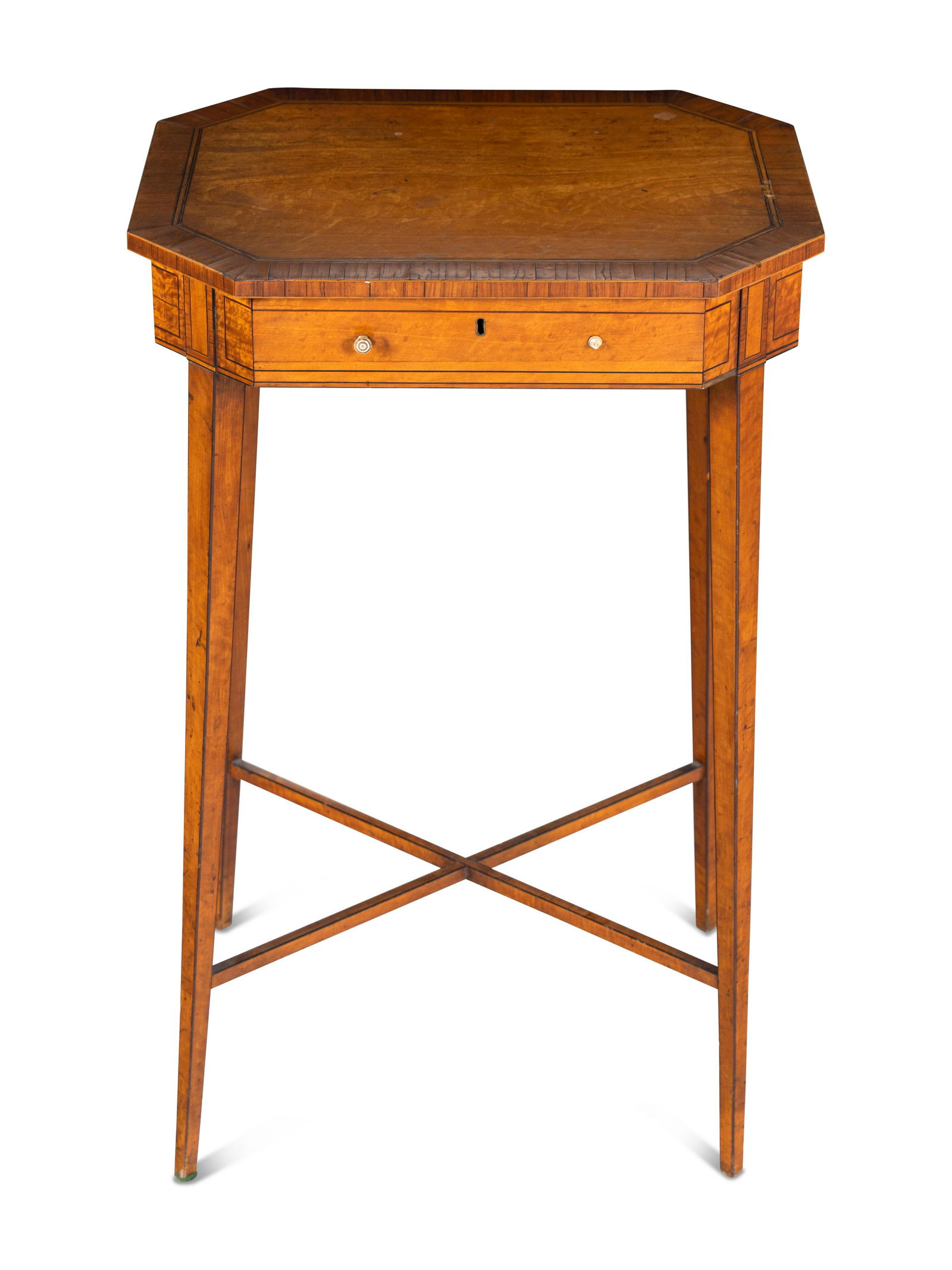 A George III Satinwood Worktable (1 of 3)
