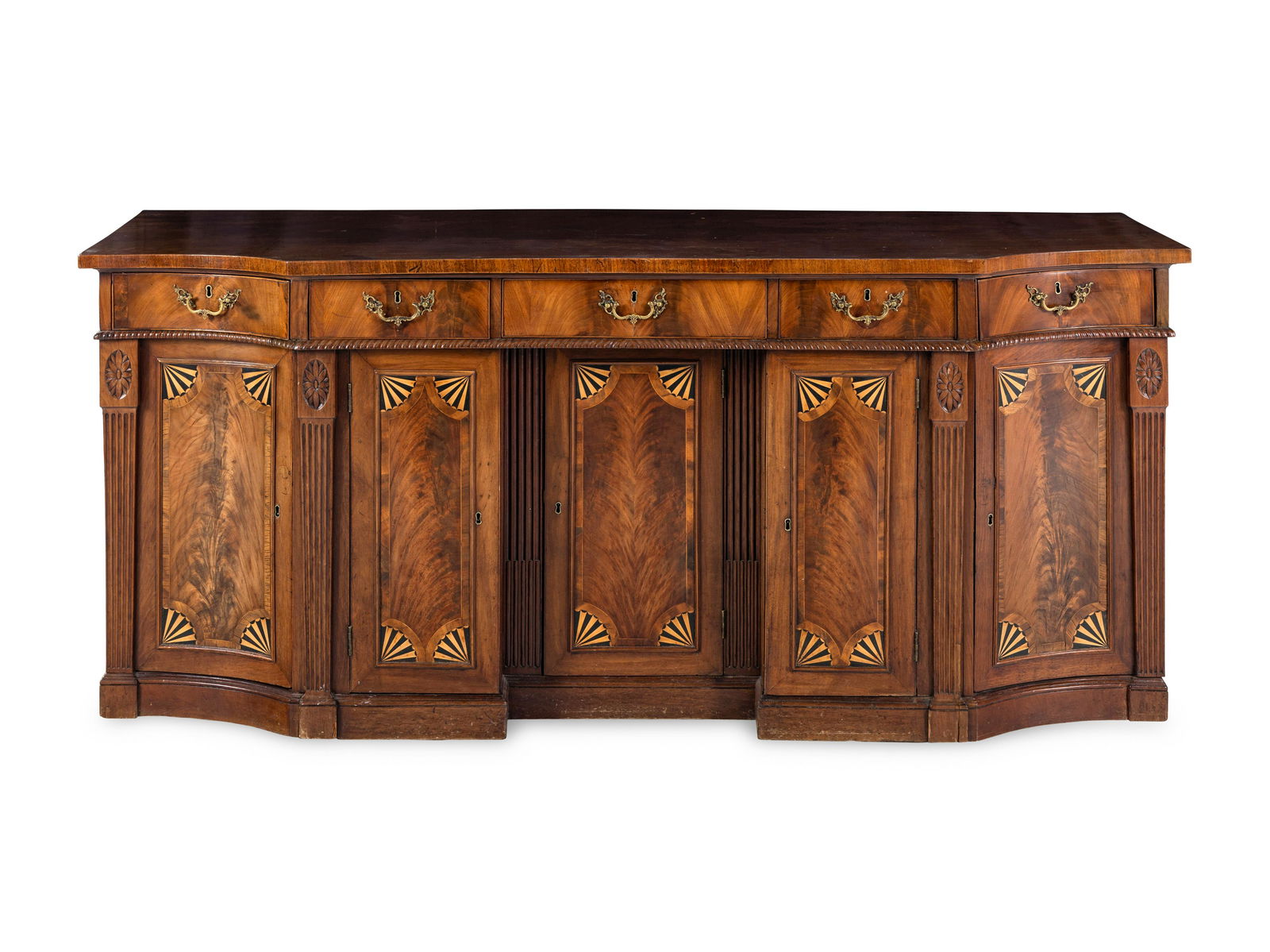 A Regency Mahogany Sideboard with Part-Ebonized Inlay (1 of 5)