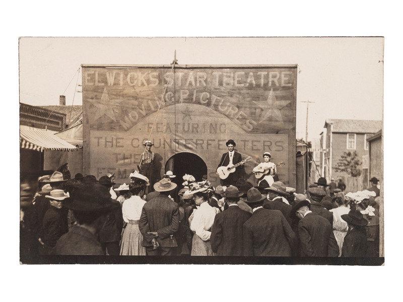 [EPHEMERA]. 78 RPPCs & photographs of parades, sideshows, and fairs.: [EPHEMERA]. 78 RPPCs & photographs of parades, sideshows, and fairs. The lot is comprised of the following: approx. 63 postcards, mostly real photo postcards, 3 1/2 x 5 1/2 in., or smaller, many u