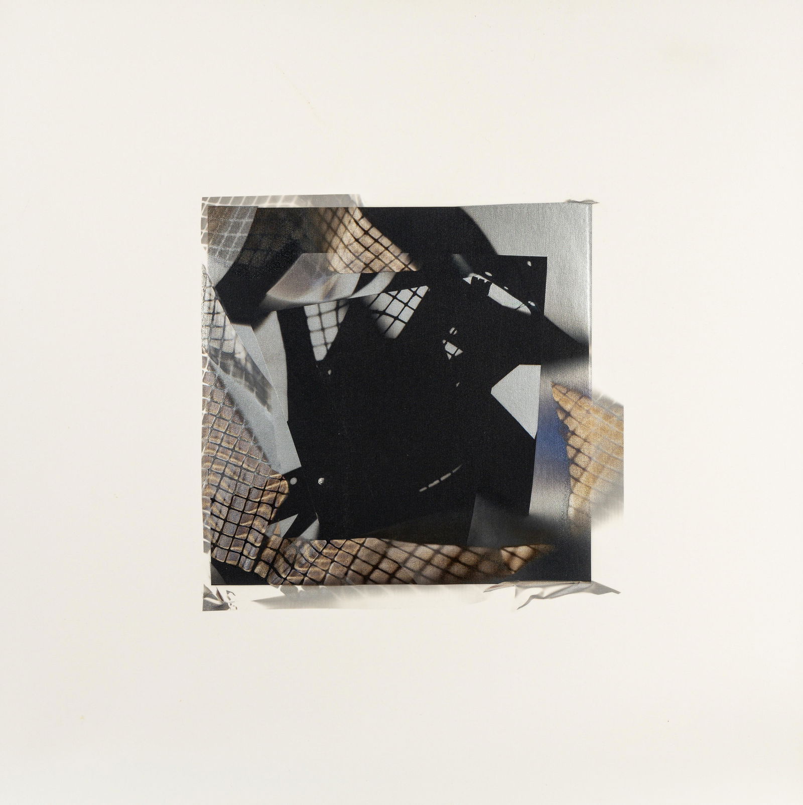 Larry Bell (American, b. 1939) Small Mirage Study (SMS) #42, 1991: Larry Bell (American, b. 1939) Small Mirage Study (SMS) #42, 1991 screenprint and mixed media on canvas signed L Bell, titled and dated (verso) 30 1/4 x 30 1/4 inches.