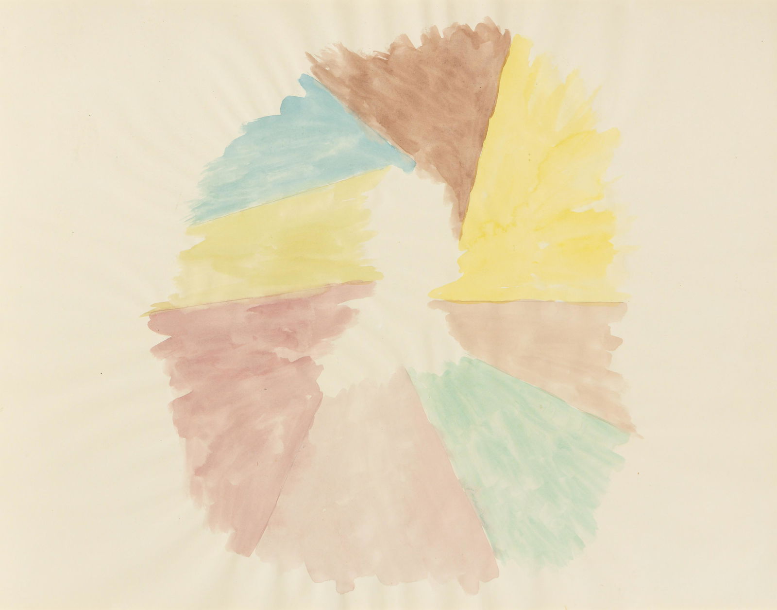 Richard Tuttle (American, b. 1941) Circle of Various Colors, 1971 (1 of 5)