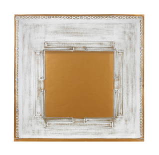 Dan Walsh (American, b. 1960) Gold V, 2011: Dan Walsh (American, b. 1960) Gold V, 2011 incised and sanded metallic paper with marker and pencil signed Dan Walsh, titled and dated (verso) 27 1/2 x 27 1/2 inches. Provenance: Paula Cooper Gallery,