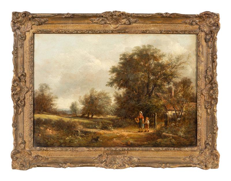 Attributed to William Frederick Witherington (English, 1785-1865): Attributed to William Frederick Witherington (English, 1785-1865) Going to Marketoil on canvas14 x 20 inches. This lot is located in Chicago. Property of