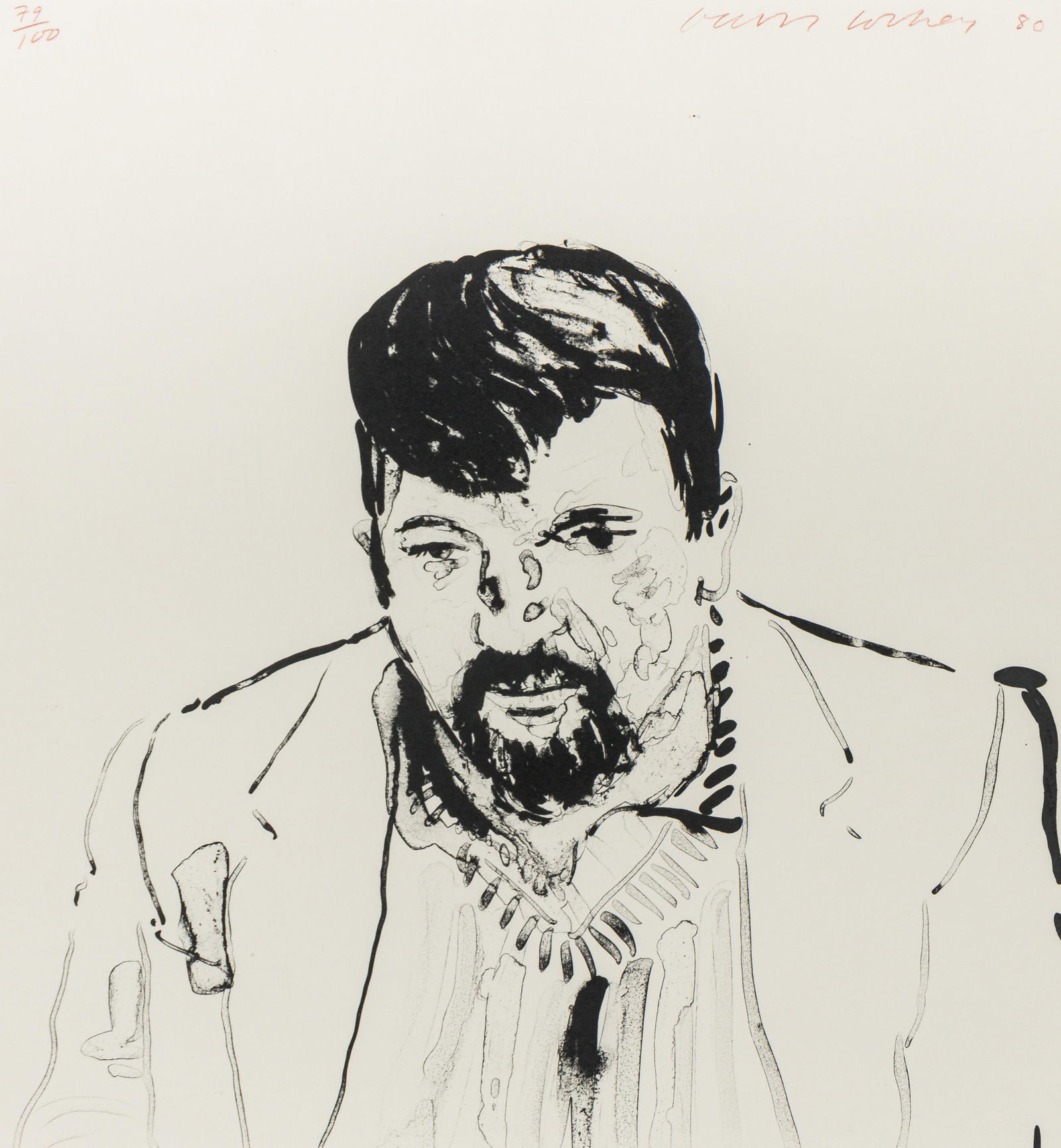 David Hockney (British, b. 1937) John Hockney, 1980 (1 of 7)