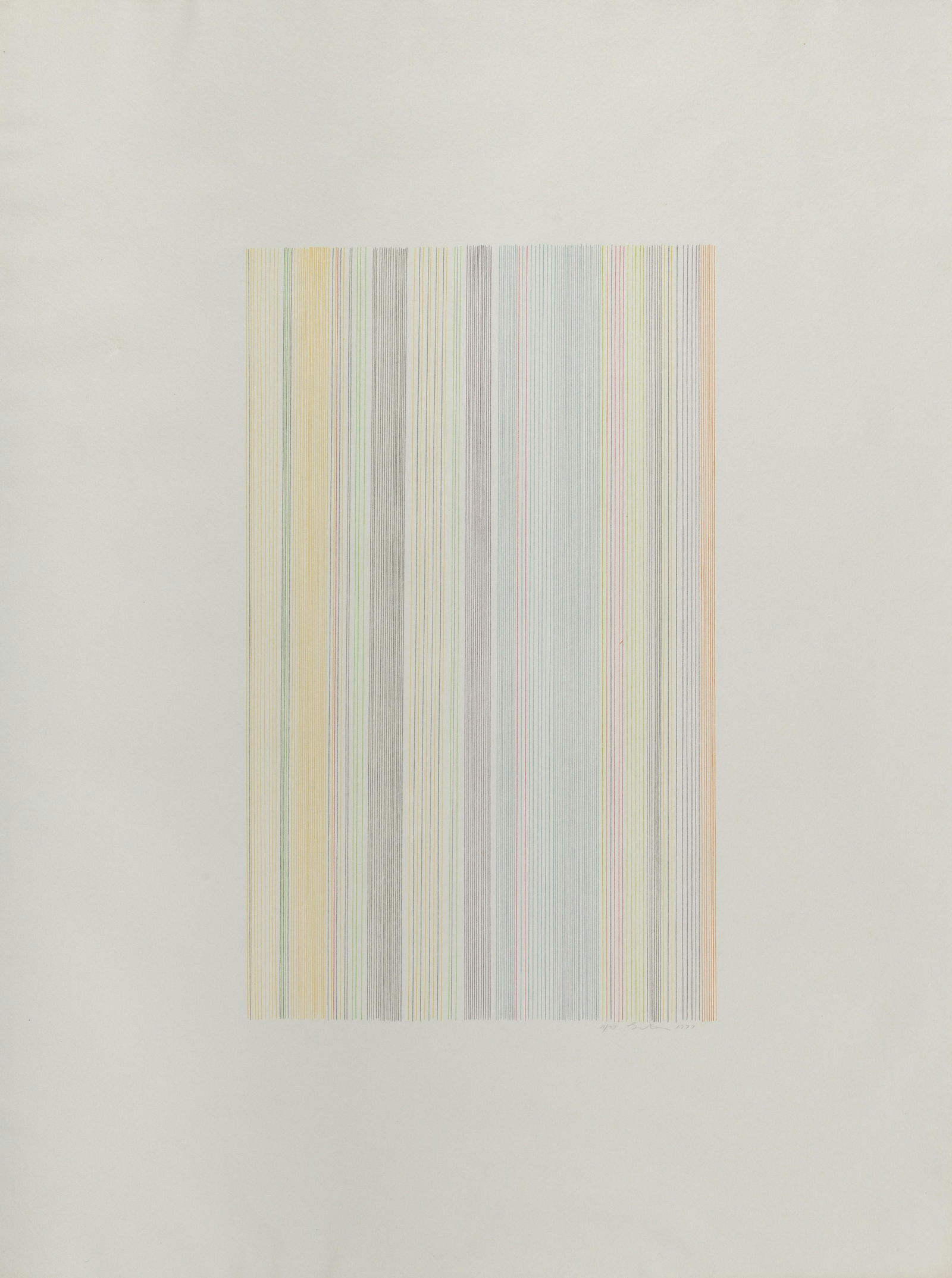 Gene Davis (American, 1920-1985) Checkmate, 1973 (1 of 5)