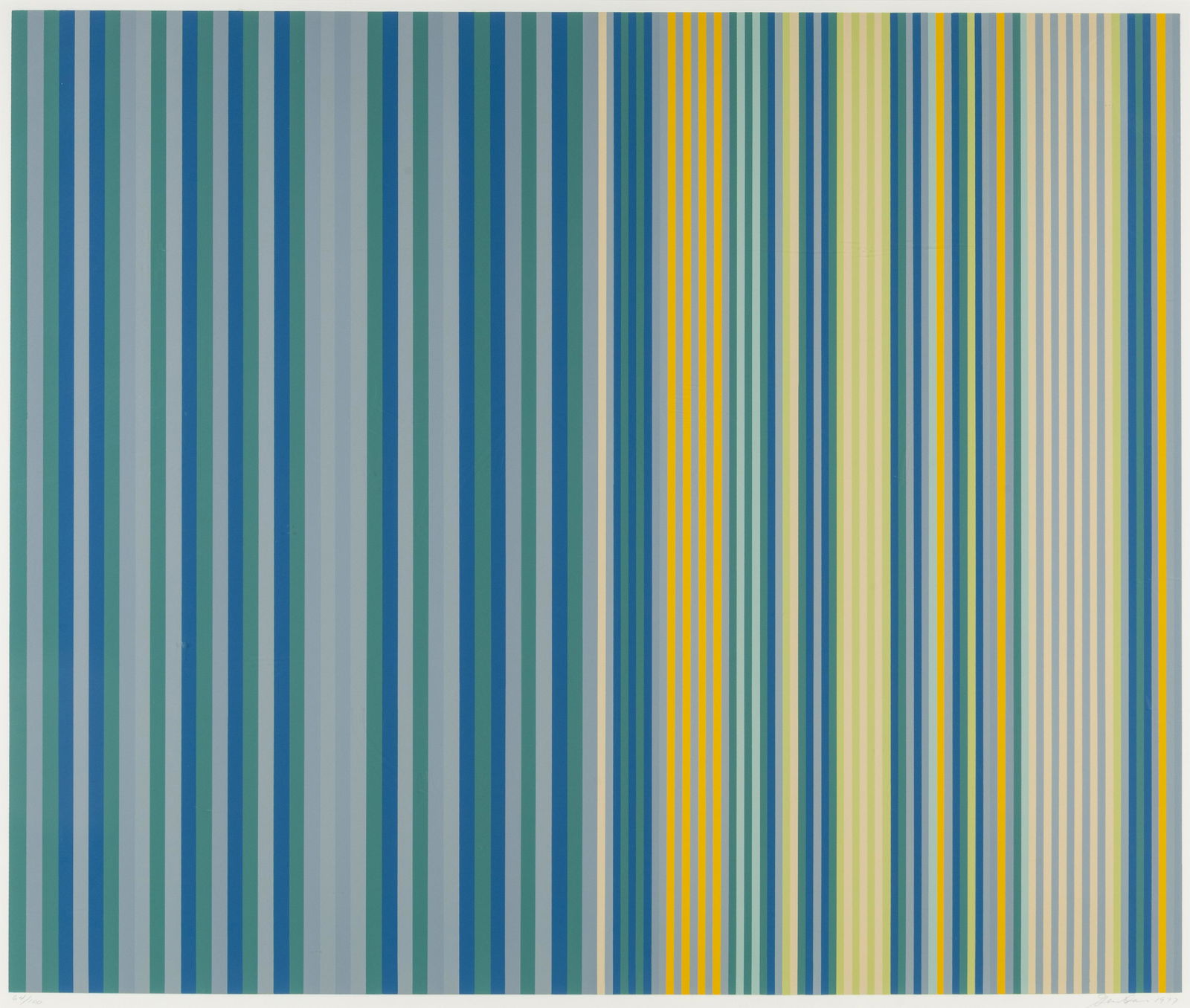 Gene Davis  (American, 1920-1985) Davy's Locker, 1977 (1 of 7)