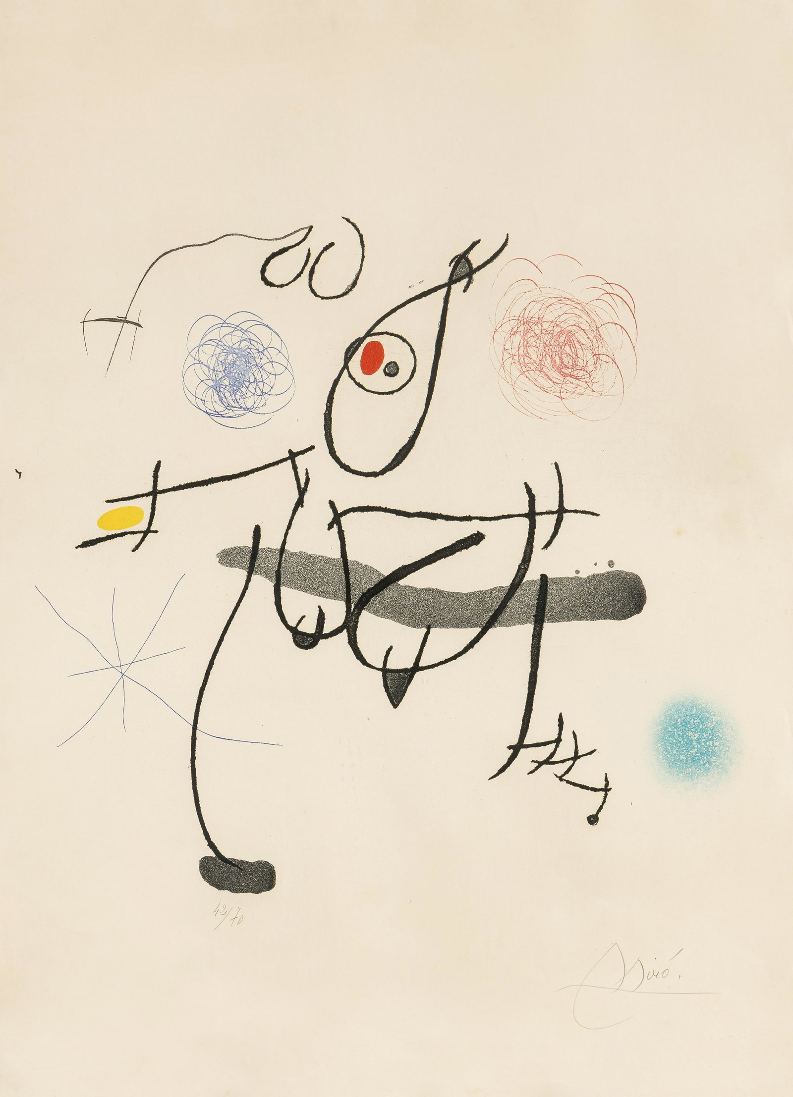 Joan Miró (Spanish, 1893 - 1983) Miró a l'encre, 1972 (1 of 6)