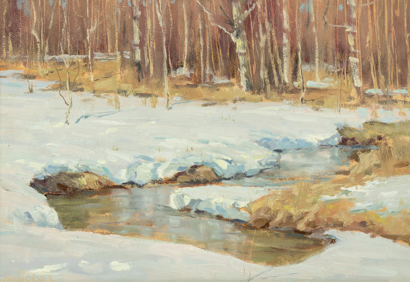 Bart Walker (American, 20th Century) End of Winter, 2009 (1 of 4)